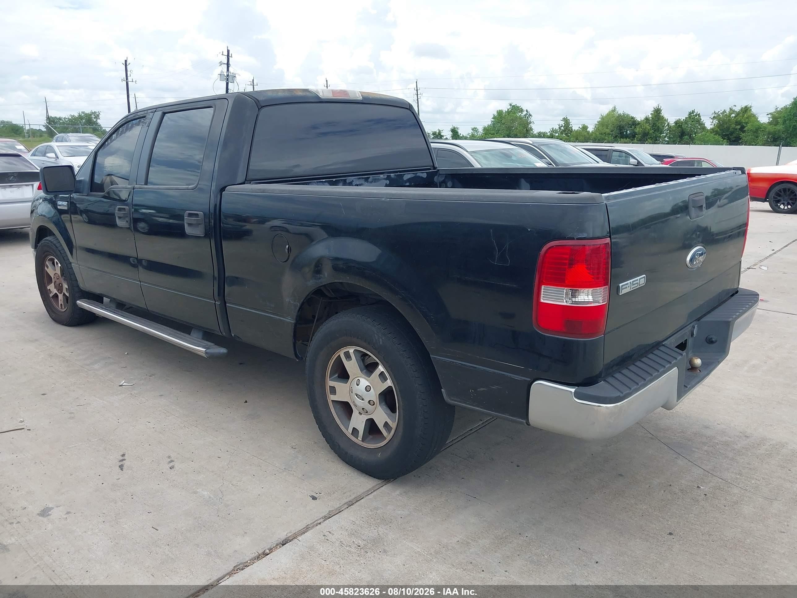 2007 Ford F-150 Xlt Black vin: 1FTRW12W07KB56633