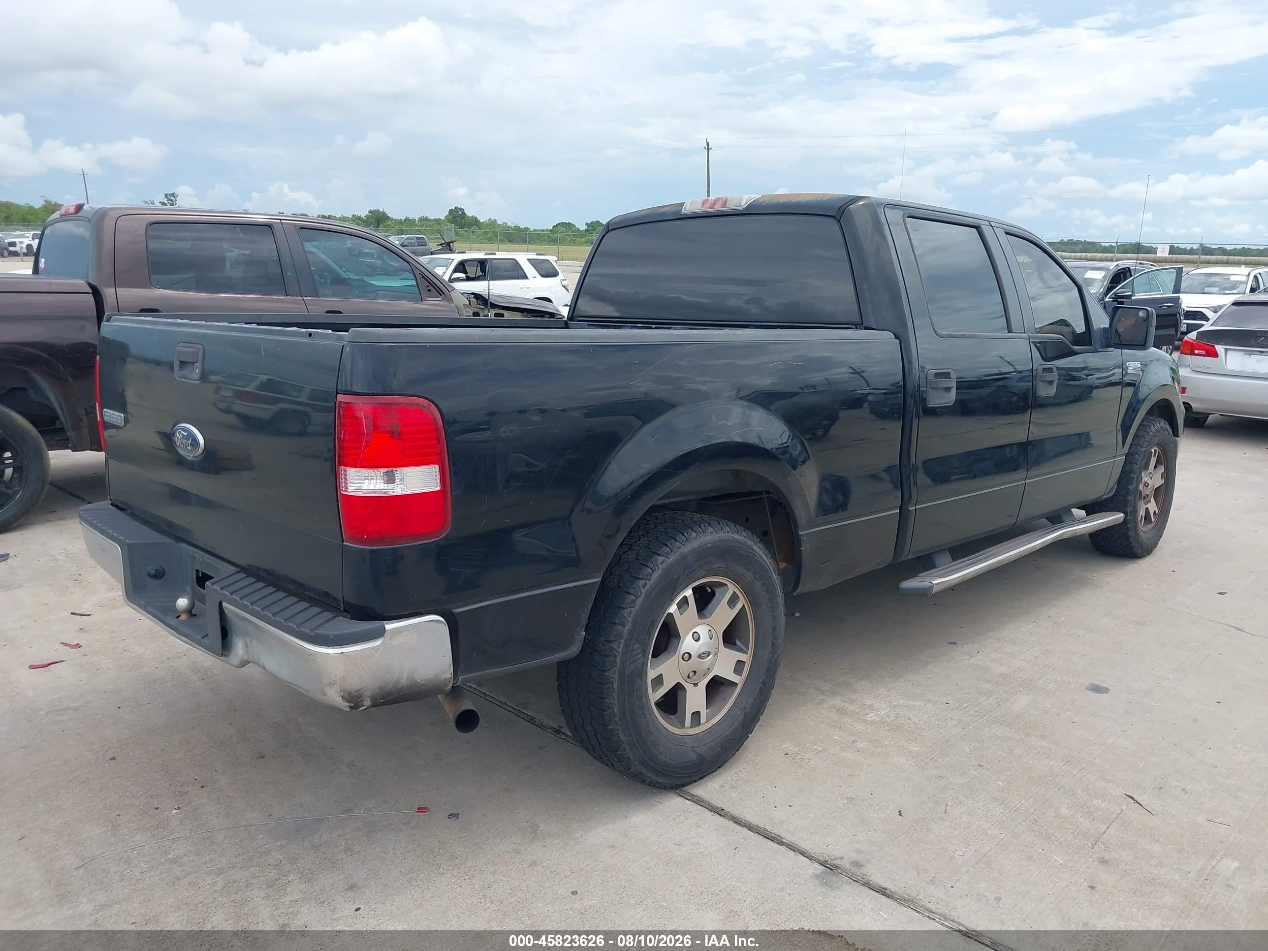 2007 Ford F-150 Xlt Black vin: 1FTRW12W07KB56633