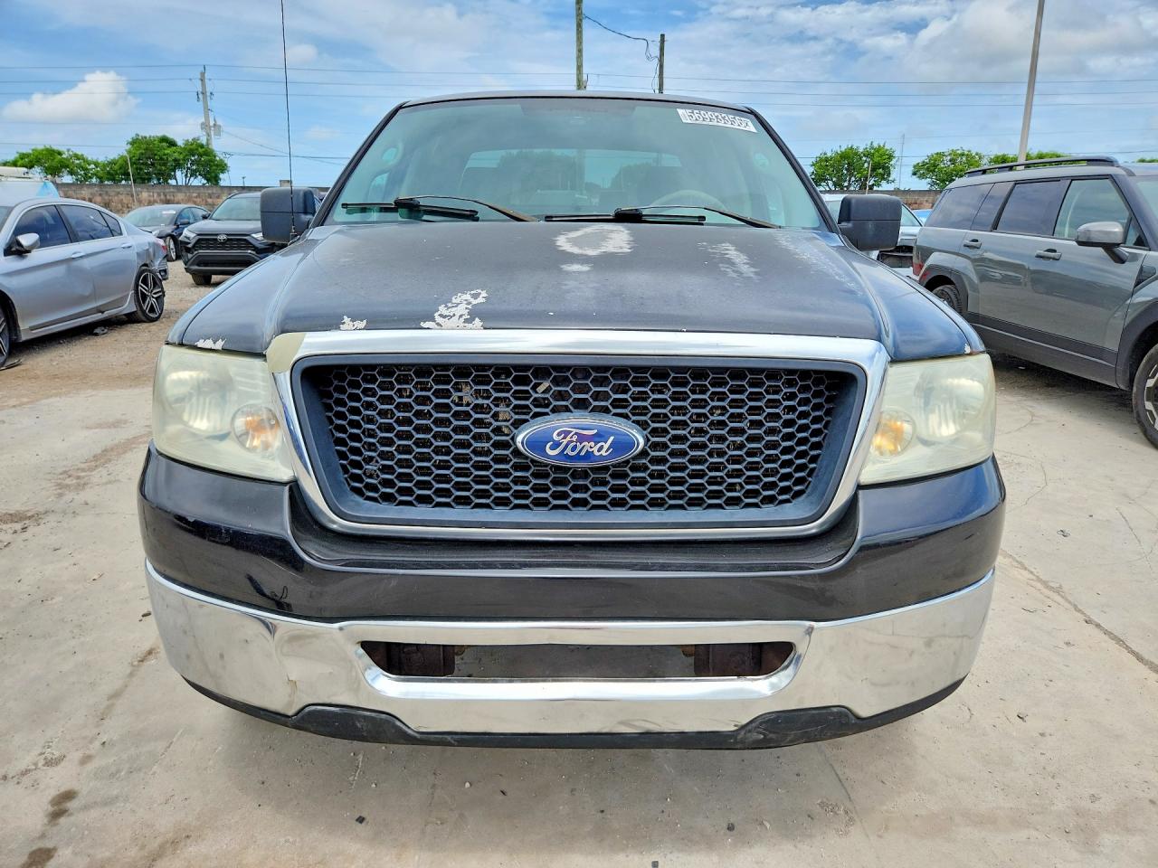 2007 Ford F150 Supercrew Black vin: 1FTRW12W07KC46266