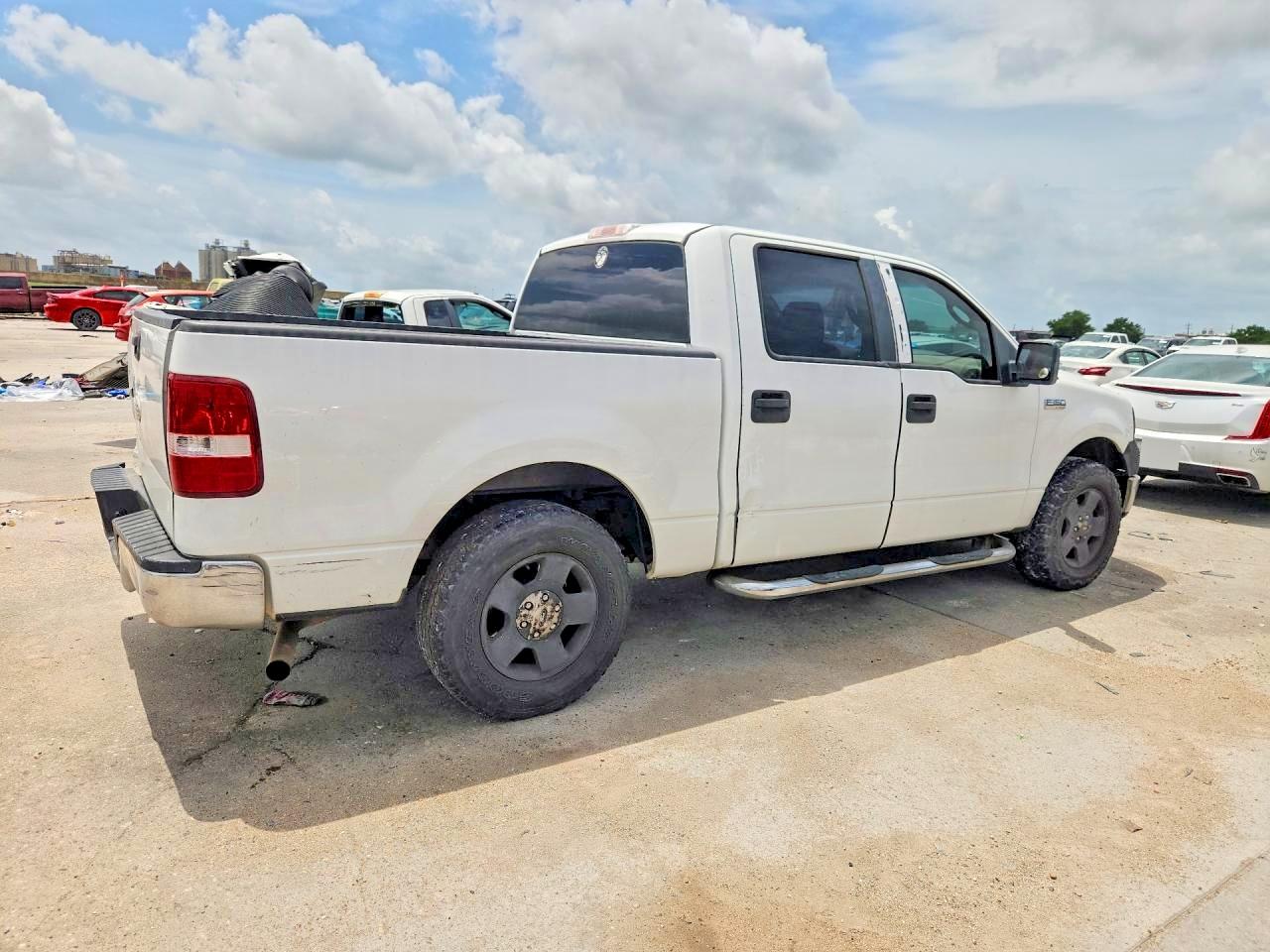 2008 Ford F150 Supercrew White vin: 1FTRW12W08FB41088