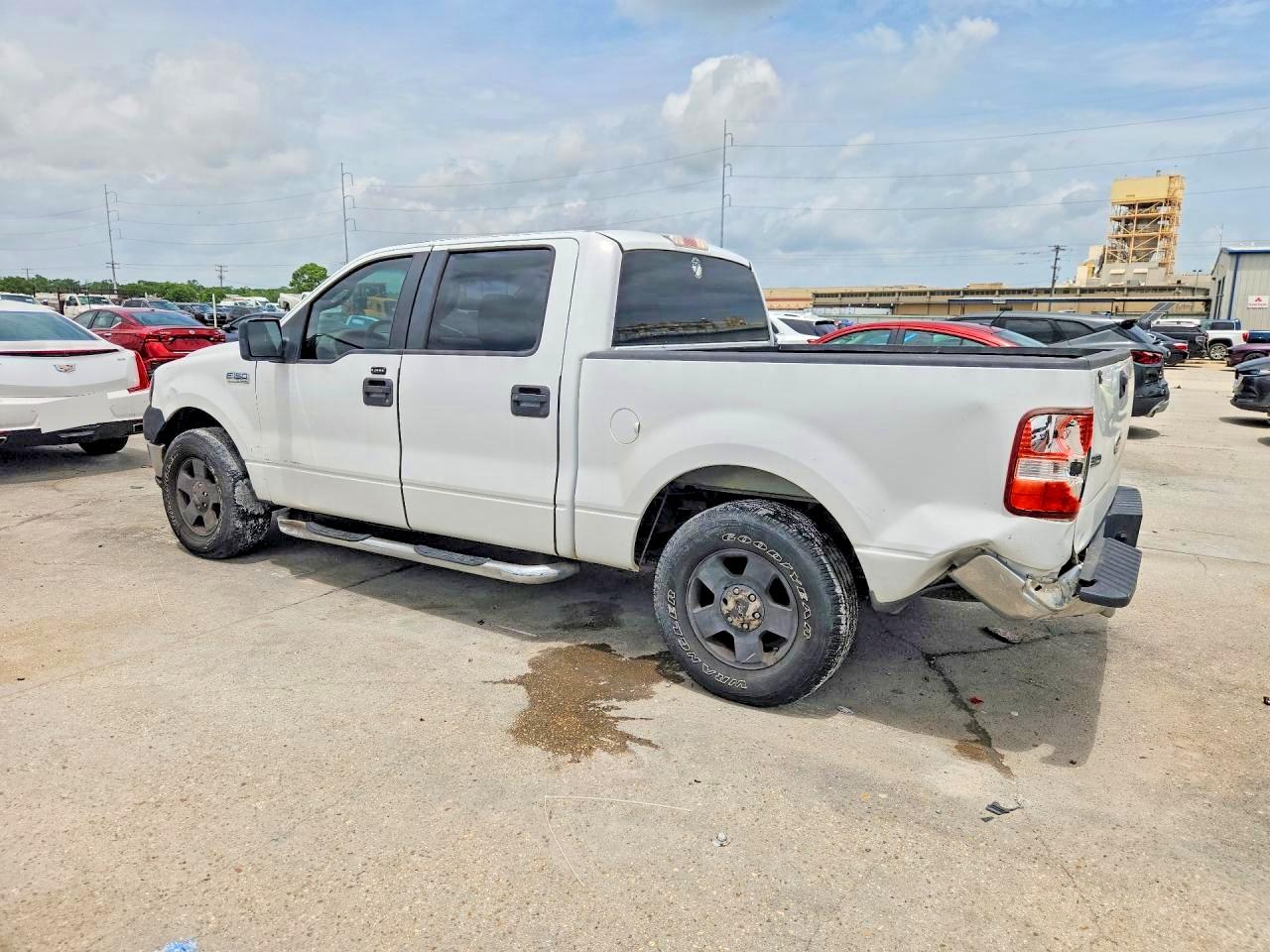 2008 Ford F150 Supercrew White vin: 1FTRW12W08FB41088
