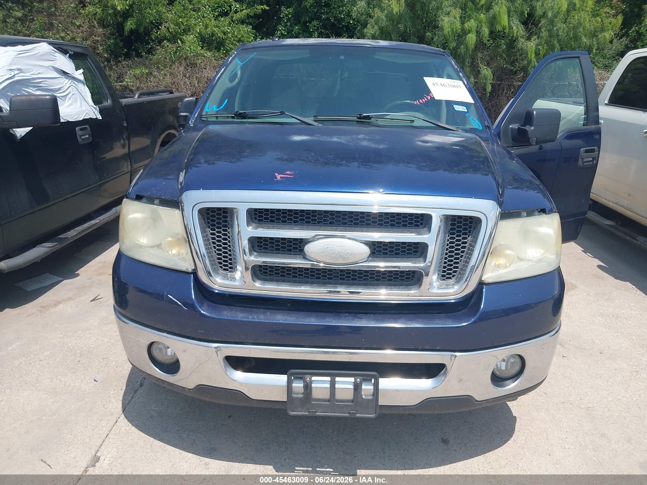2008 Ford F-150 60th Anniversary/fx2/xl/xlt Blue vin: 1FTRW12W08KB54835