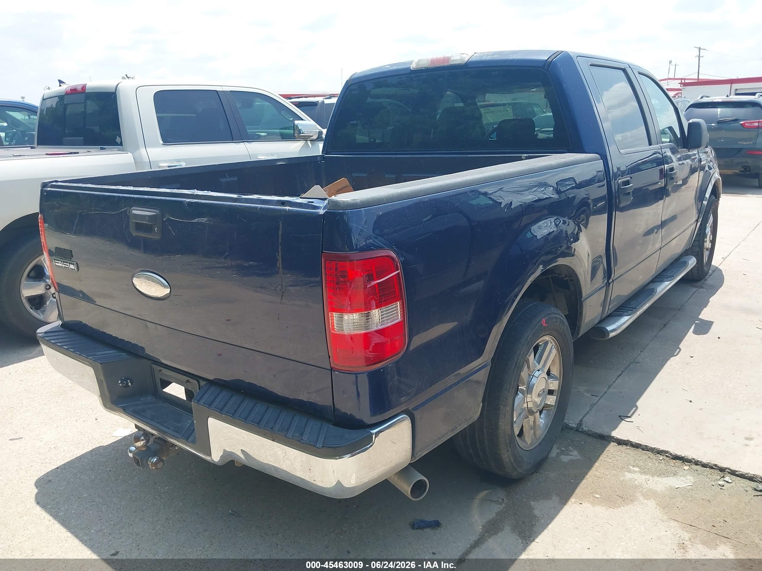 2008 Ford F-150 60th Anniversary/fx2/xl/xlt Blue vin: 1FTRW12W08KB54835