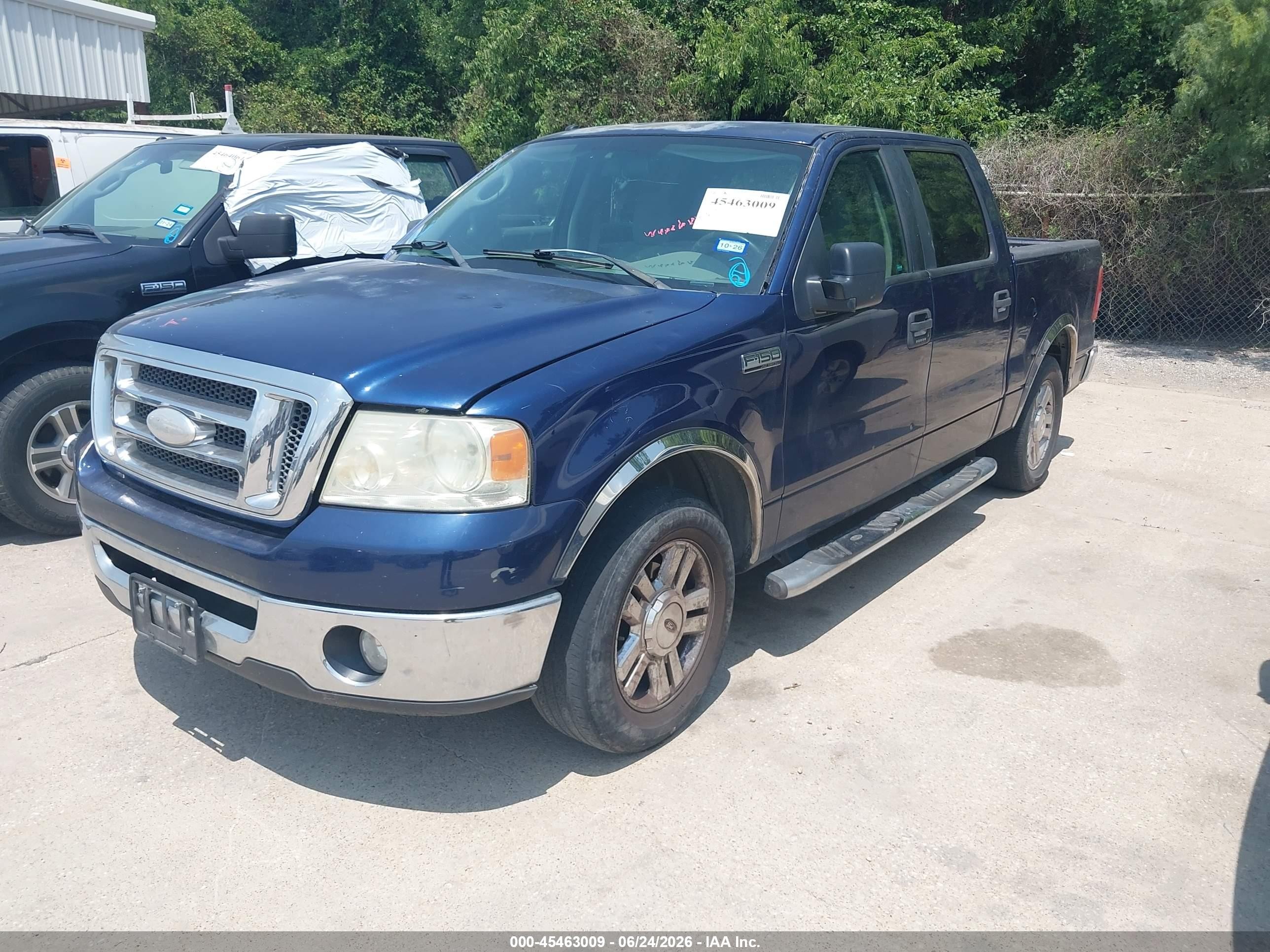 2008 Ford F-150 60th Anniversary/fx2/xl/xlt Blue vin: 1FTRW12W08KB54835