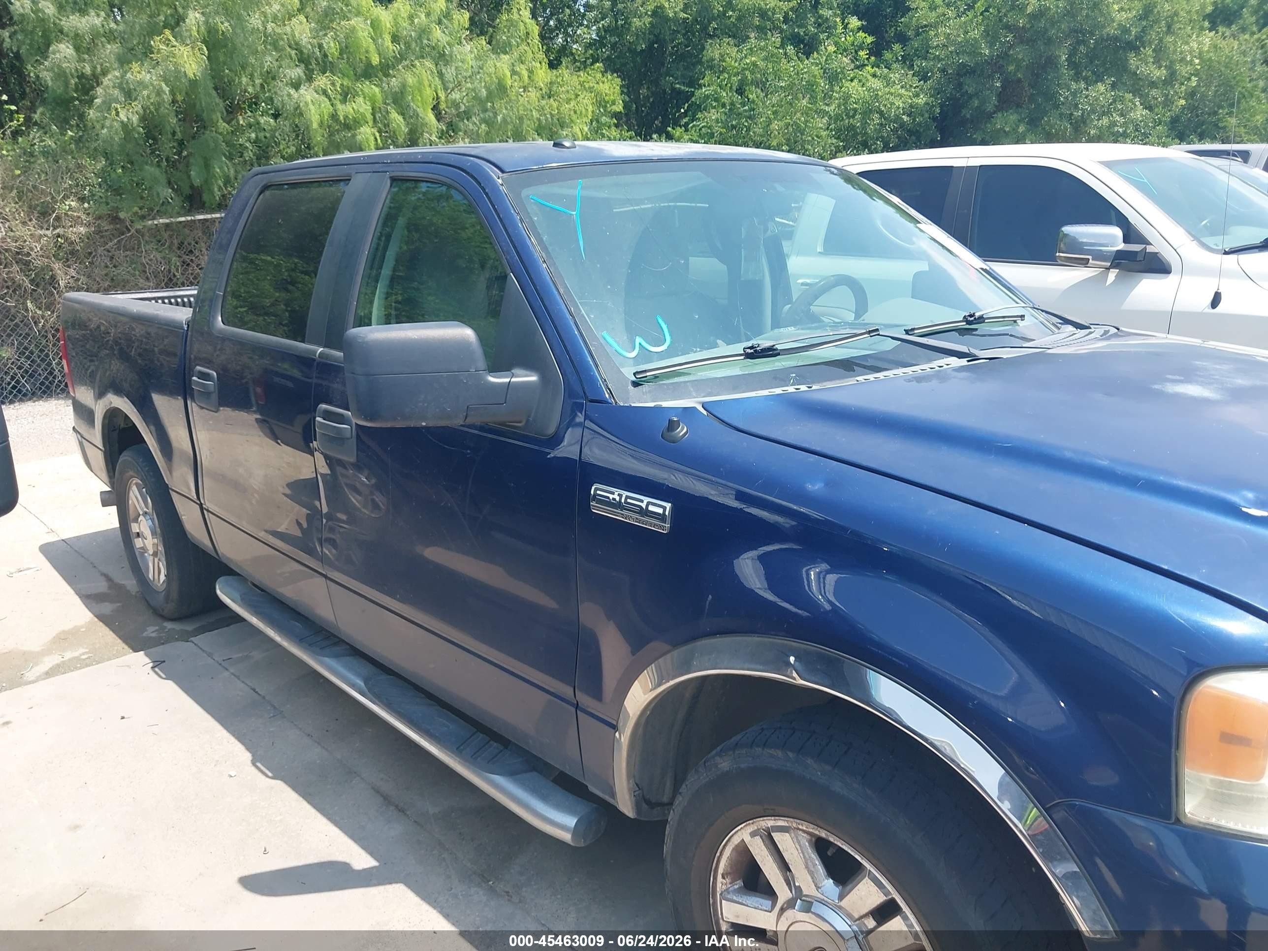 2008 Ford F-150 60th Anniversary/fx2/xl/xlt Blue vin: 1FTRW12W08KB54835