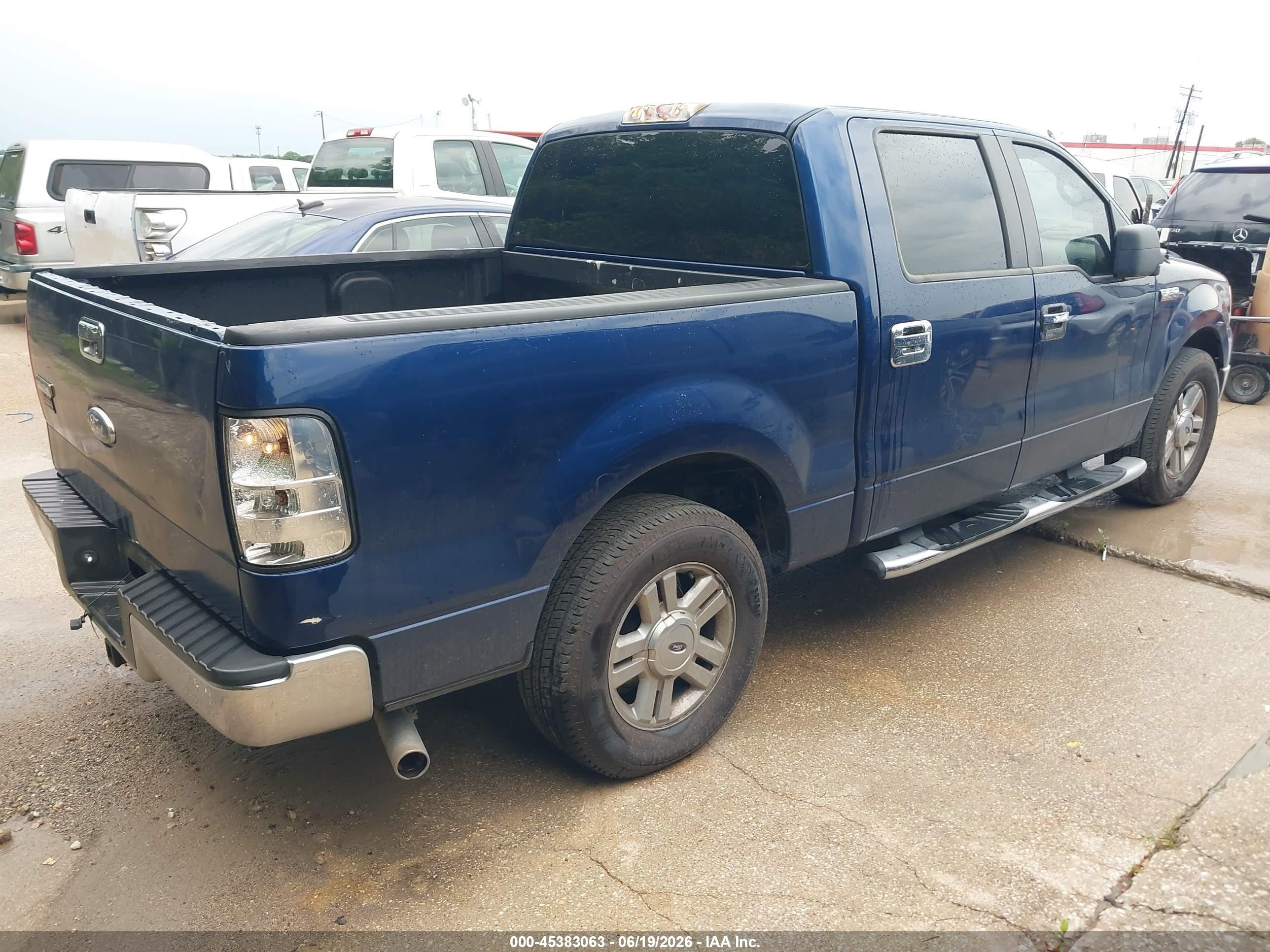 2008 Ford F-150 60th Anniversary/fx2/xl/xlt Blue vin: 1FTRW12W08KC78071
