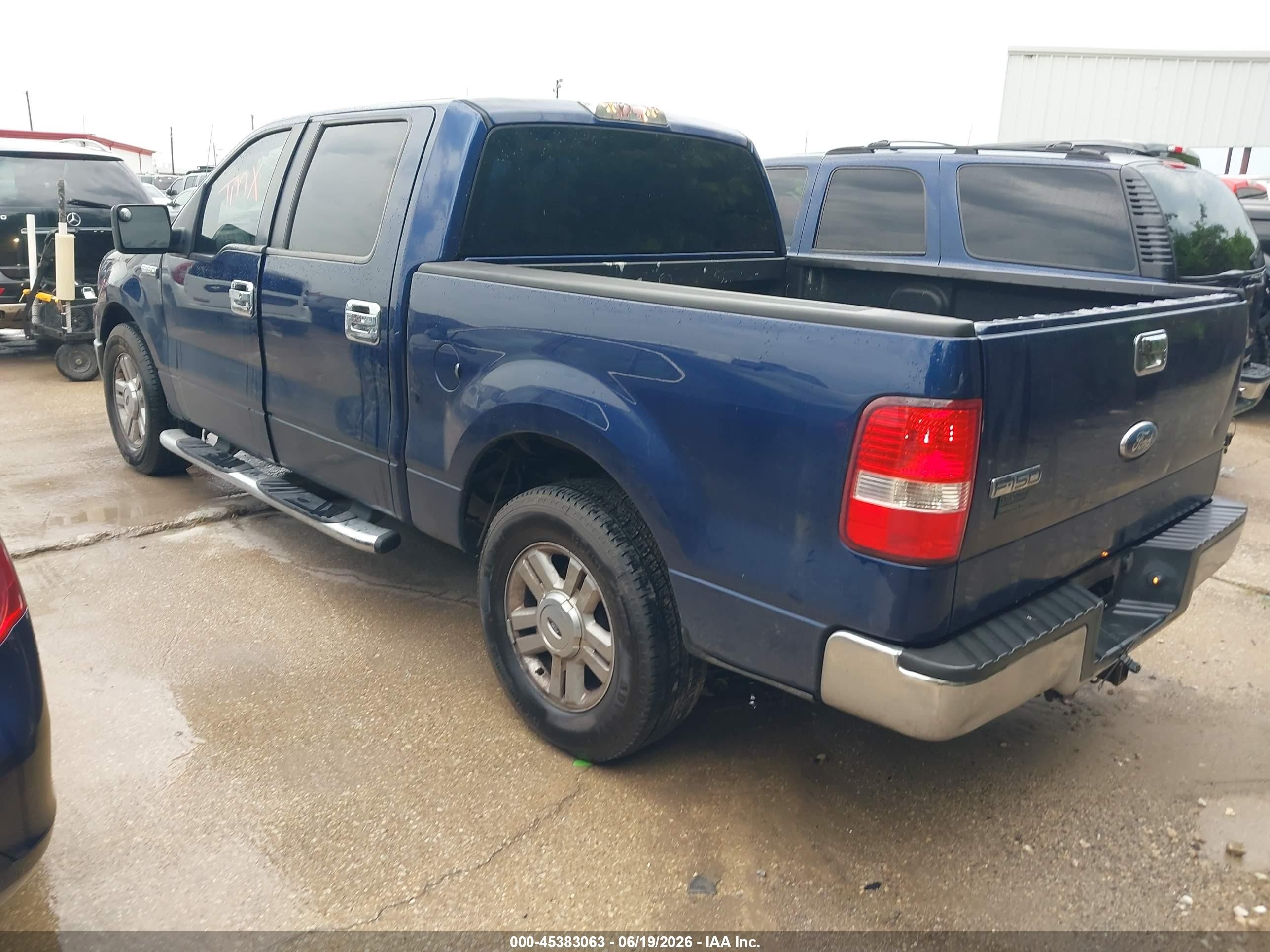 2008 Ford F-150 60th Anniversary/fx2/xl/xlt Blue vin: 1FTRW12W08KC78071