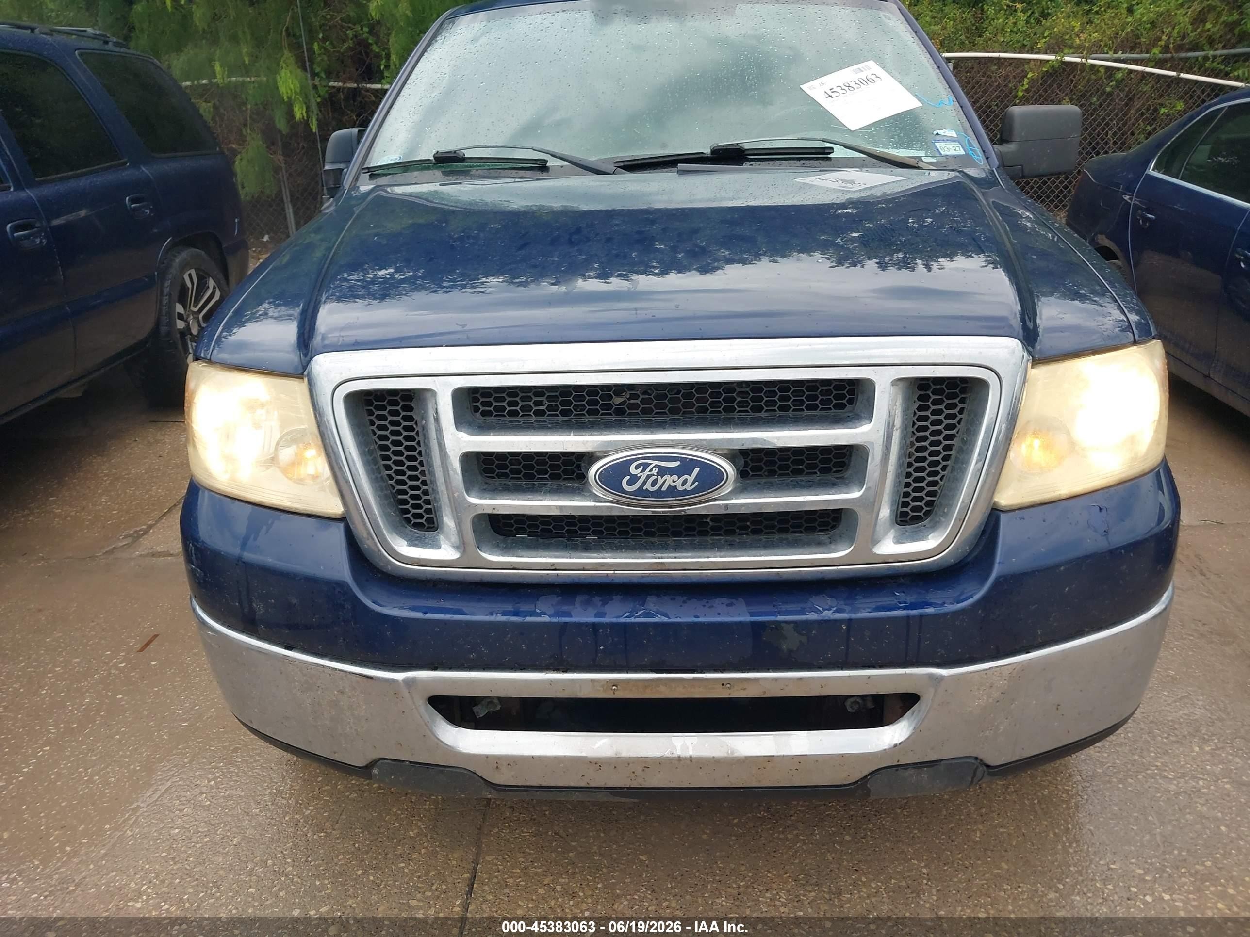 2008 Ford F-150 60th Anniversary/fx2/xl/xlt Blue vin: 1FTRW12W08KC78071