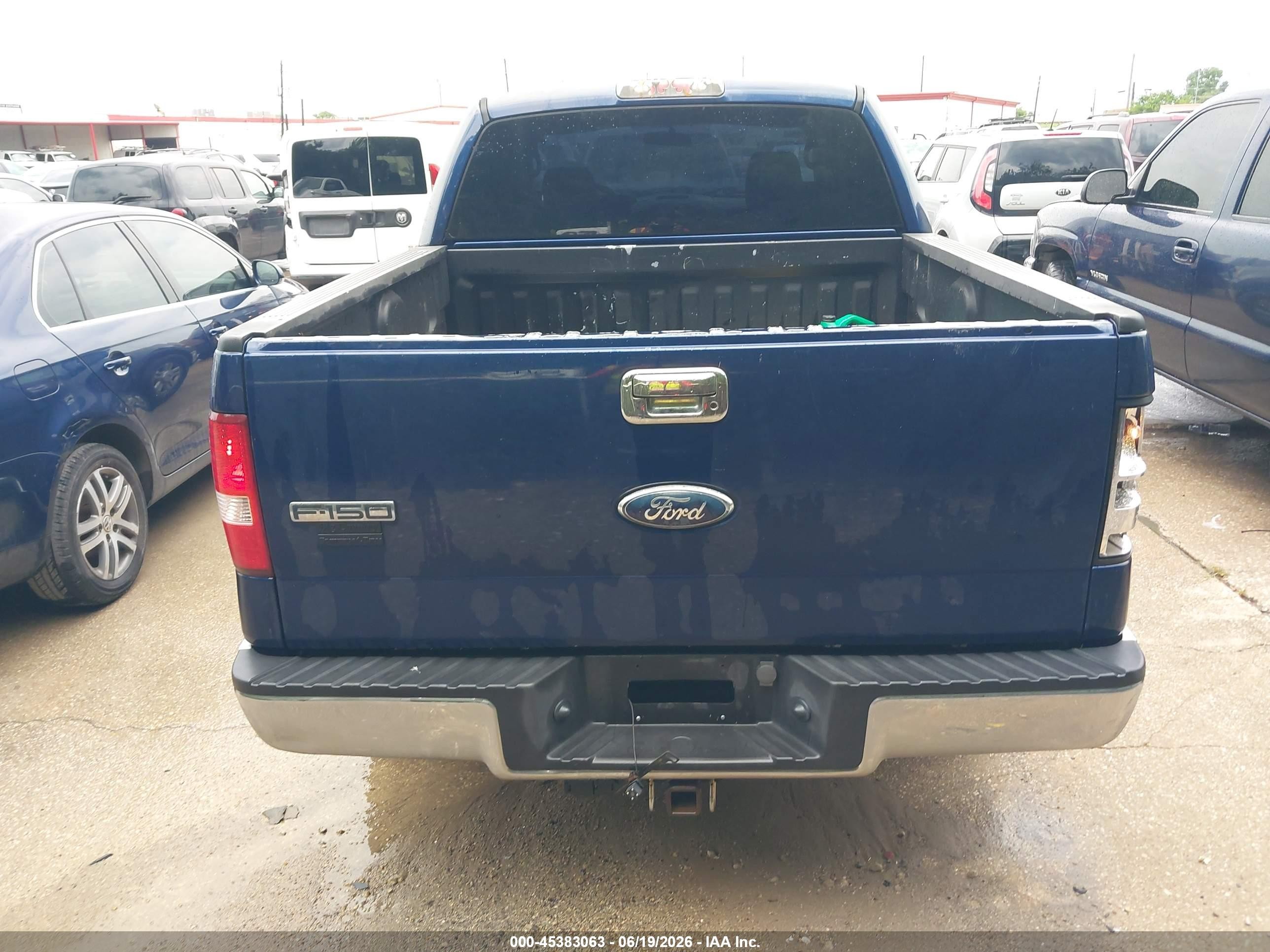 2008 Ford F-150 60th Anniversary/fx2/xl/xlt Blue vin: 1FTRW12W08KC78071