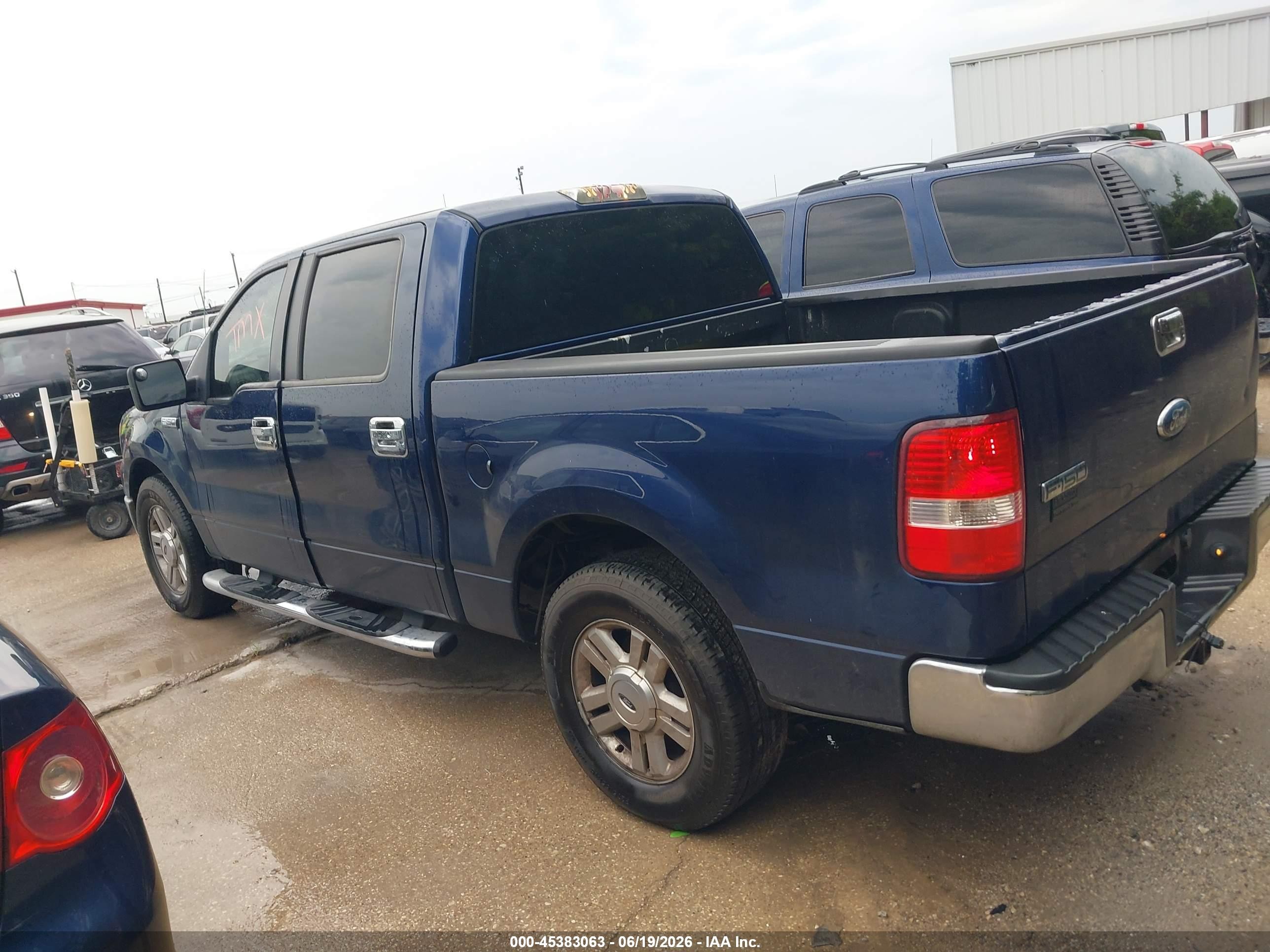 2008 Ford F-150 60th Anniversary/fx2/xl/xlt Blue vin: 1FTRW12W08KC78071