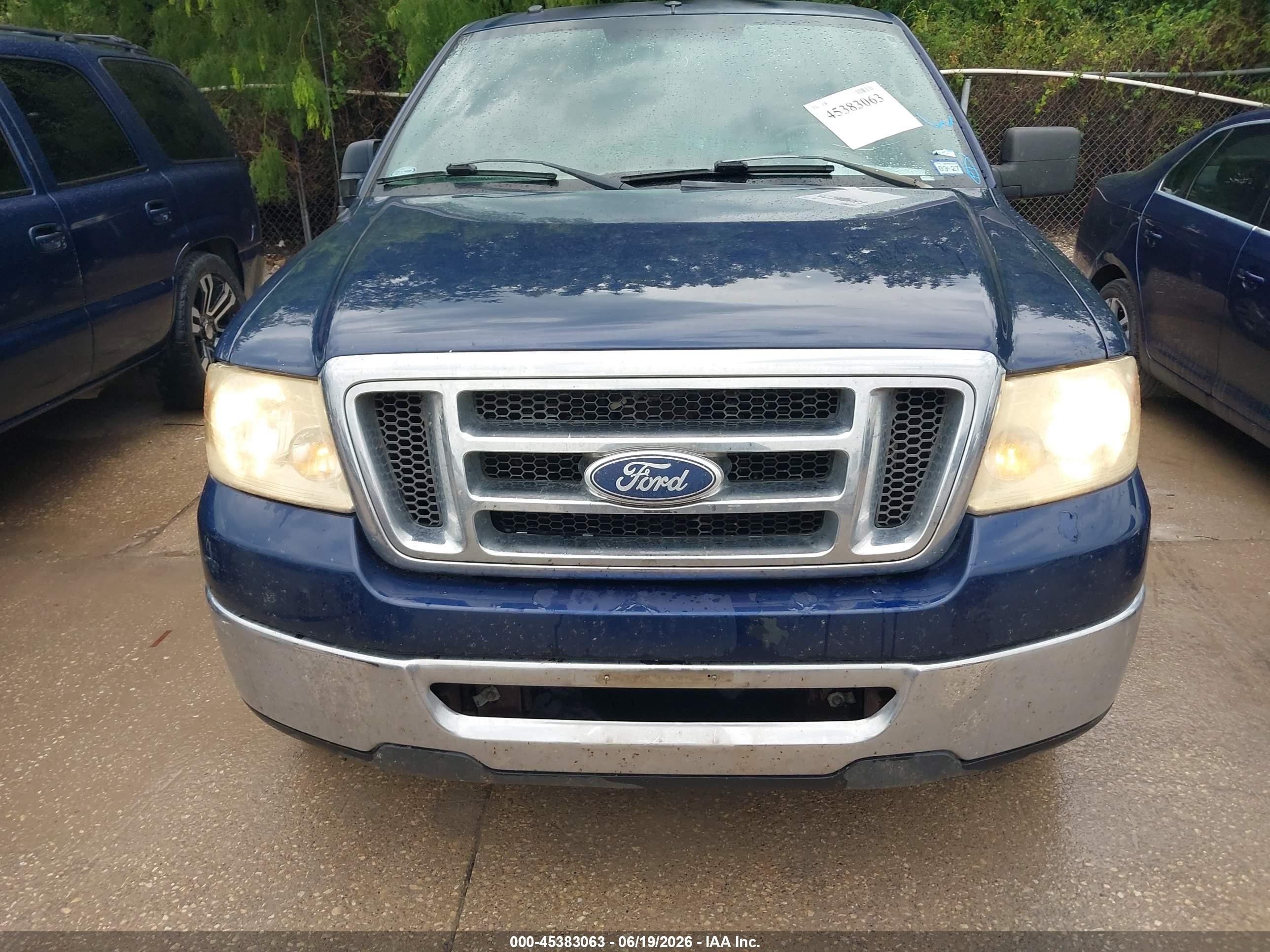 2008 Ford F-150 60th Anniversary/fx2/xl/xlt Blue vin: 1FTRW12W08KC78071