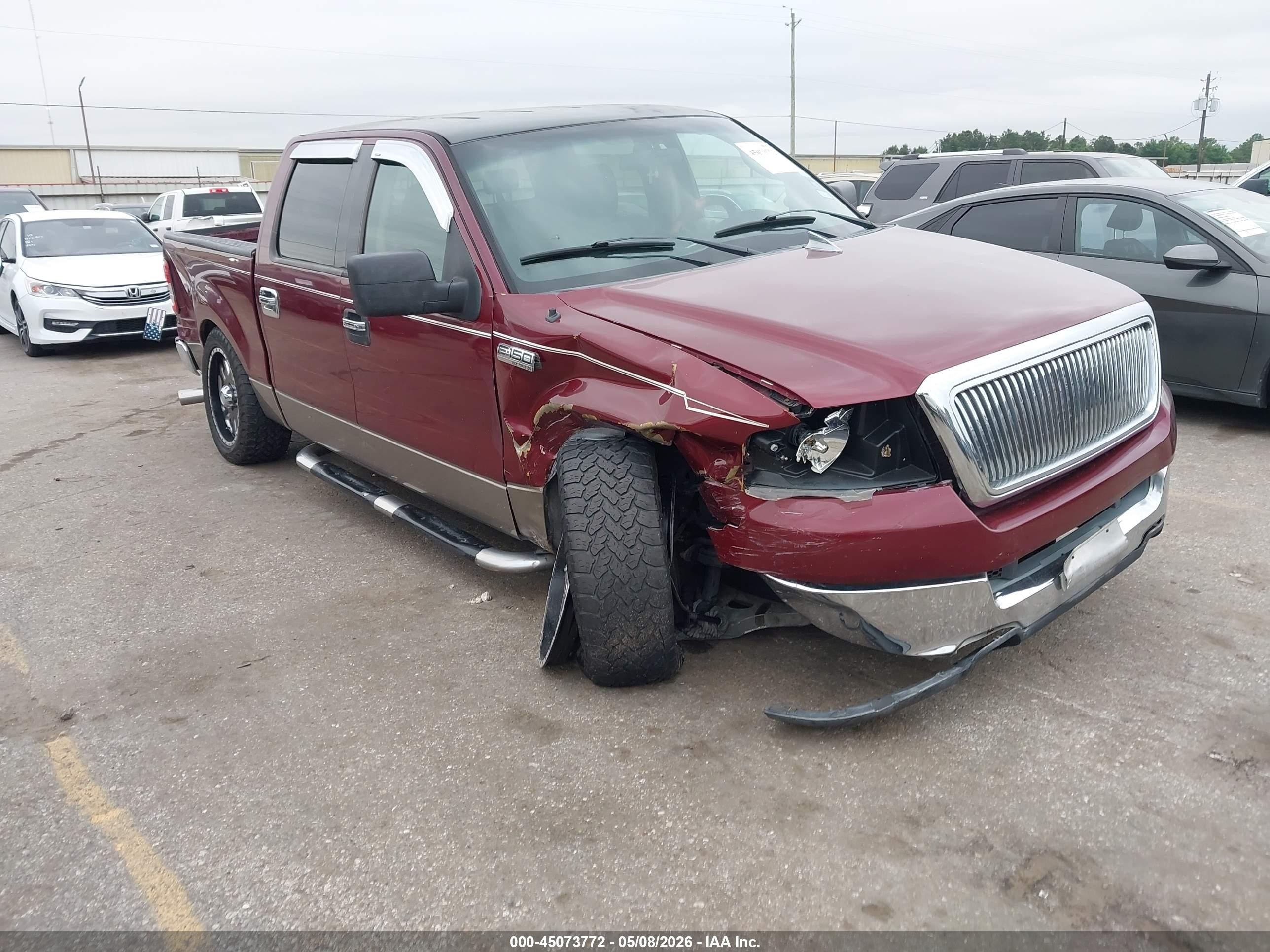 2004 Ford F-150 Xlt Red vin: 1FTRW12W14KB55177