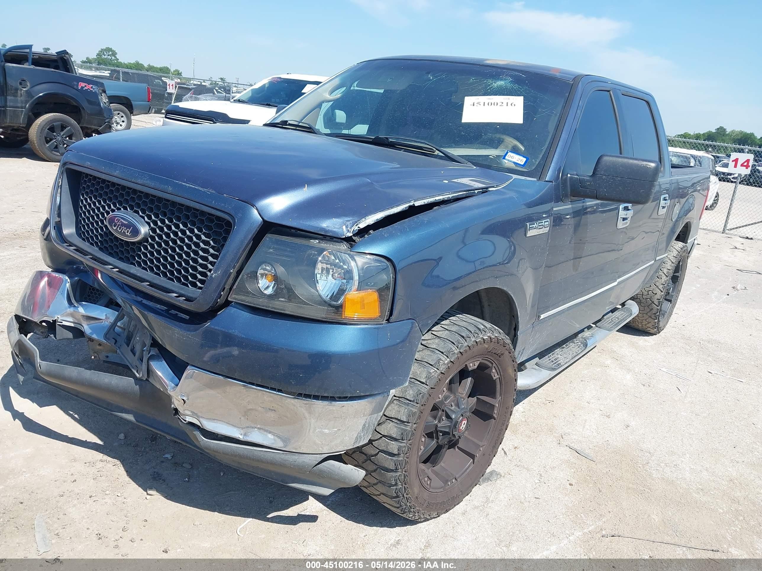 2004 Ford F-150 Xlt Blue vin: 1FTRW12W14KC48264