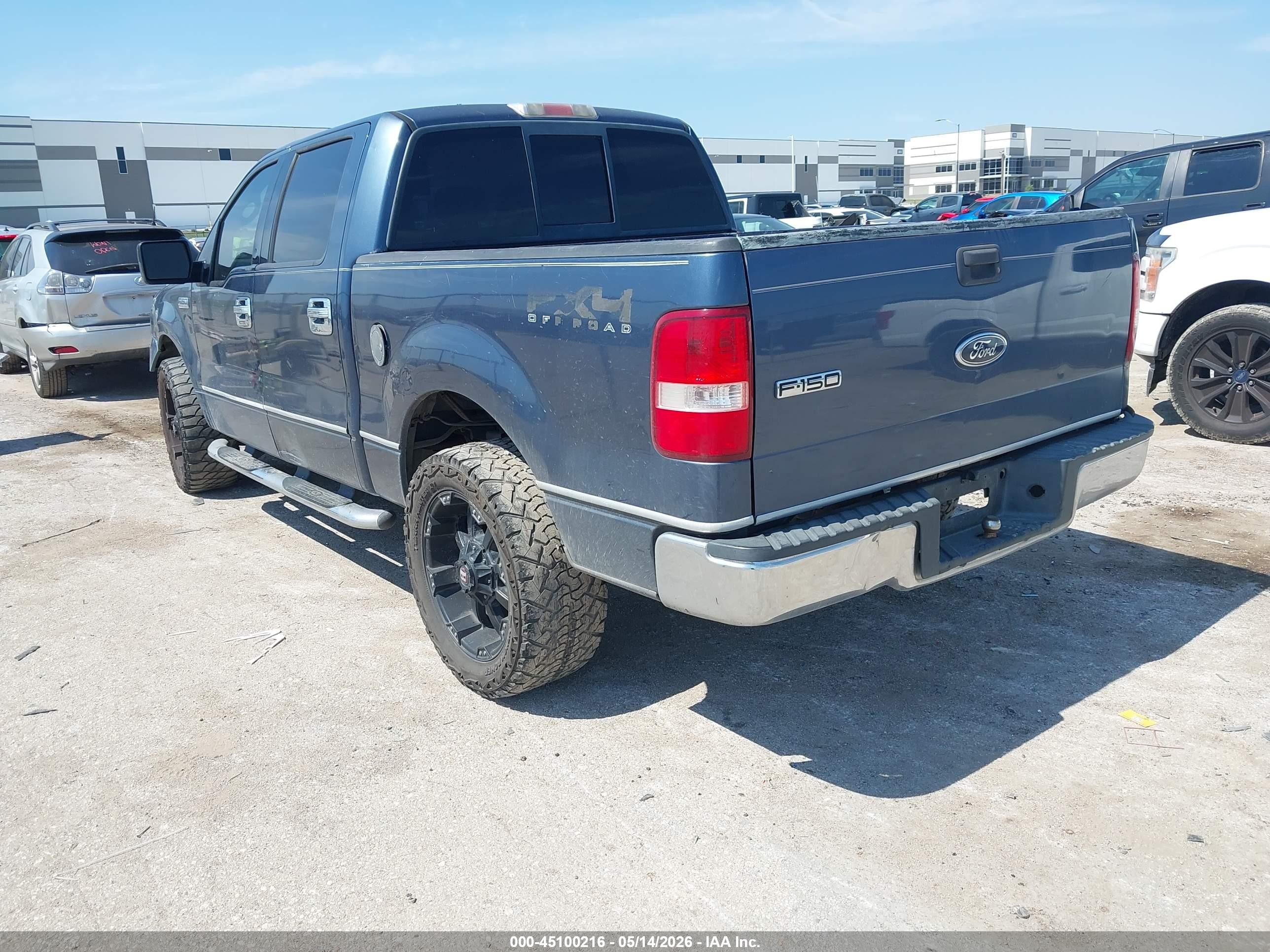 2004 Ford F-150 Xlt Blue vin: 1FTRW12W14KC48264