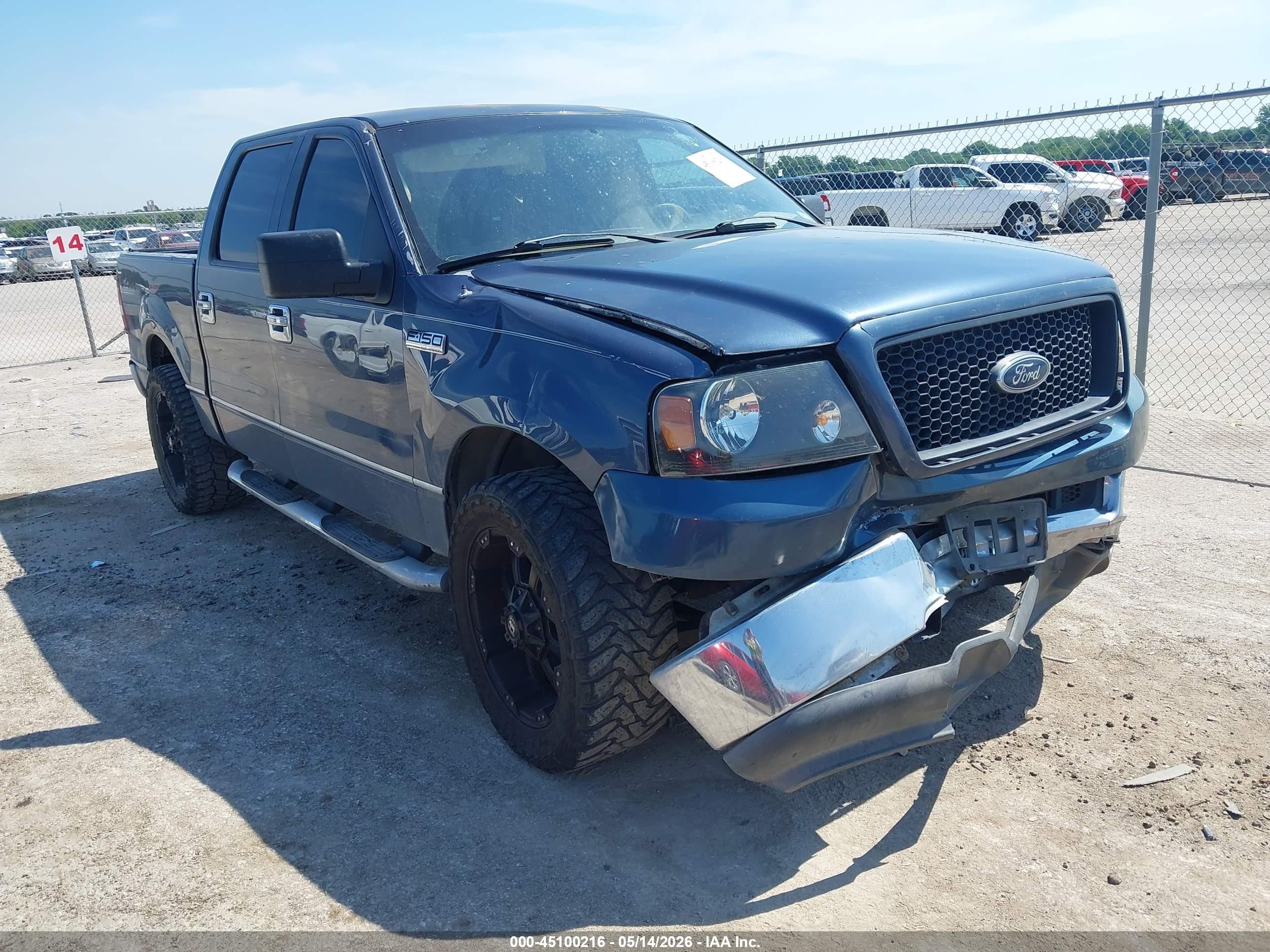 2004 Ford F-150 Xlt Blue vin: 1FTRW12W14KC48264