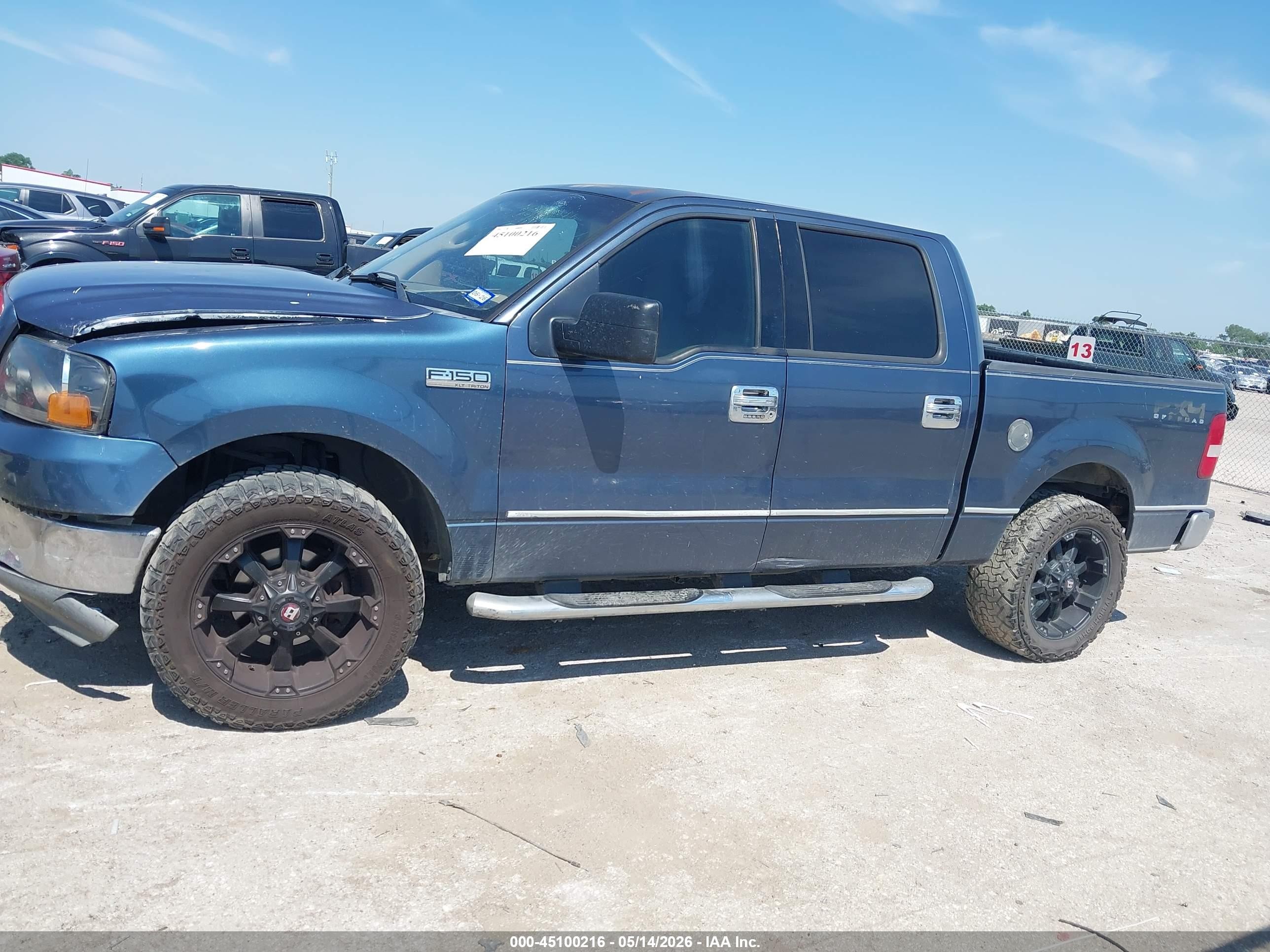 2004 Ford F-150 Xlt Blue vin: 1FTRW12W14KC48264