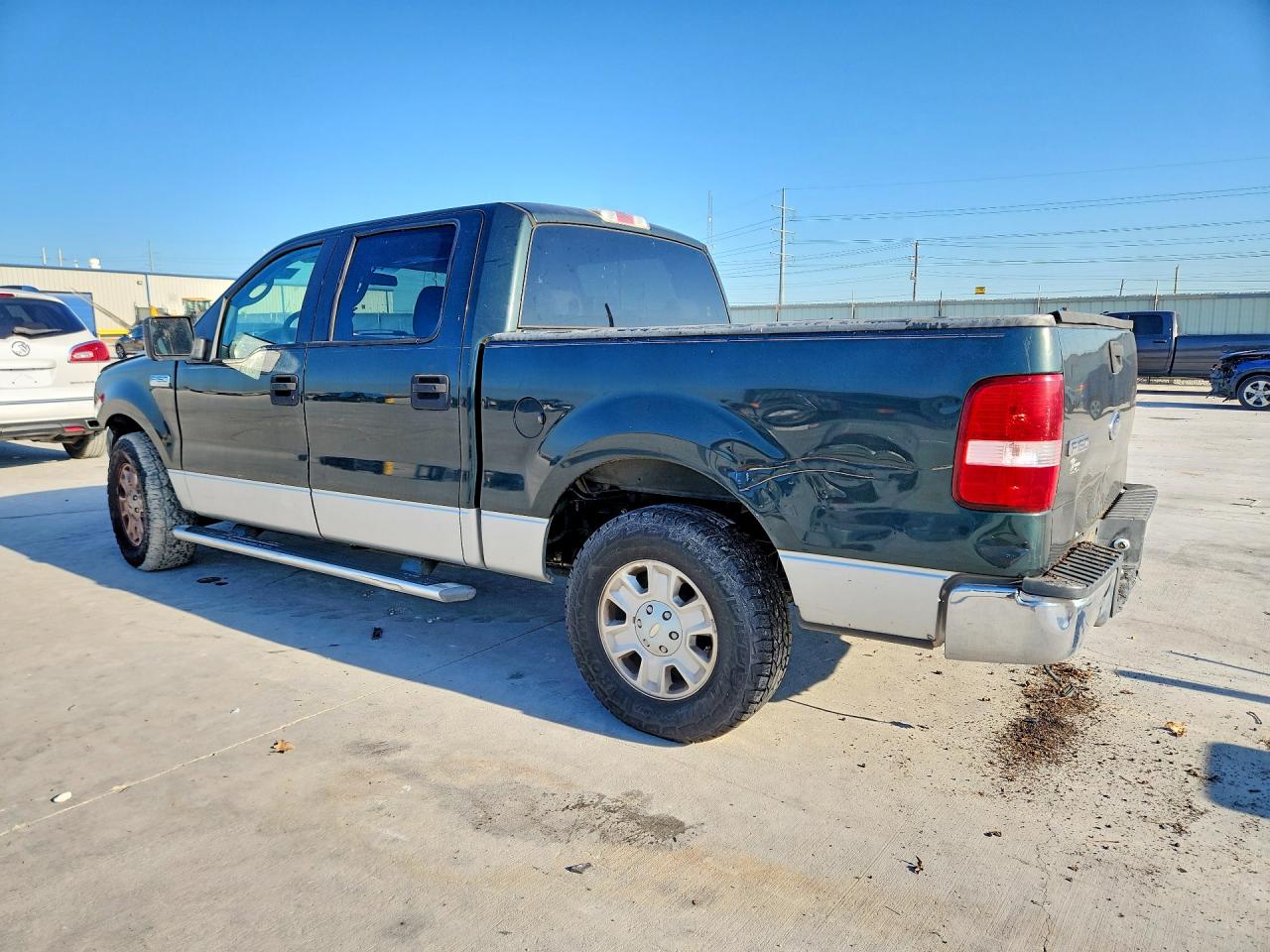 2005 Ford F150 Supercrew Зеленый vin: 1FTRW12W15FA22784