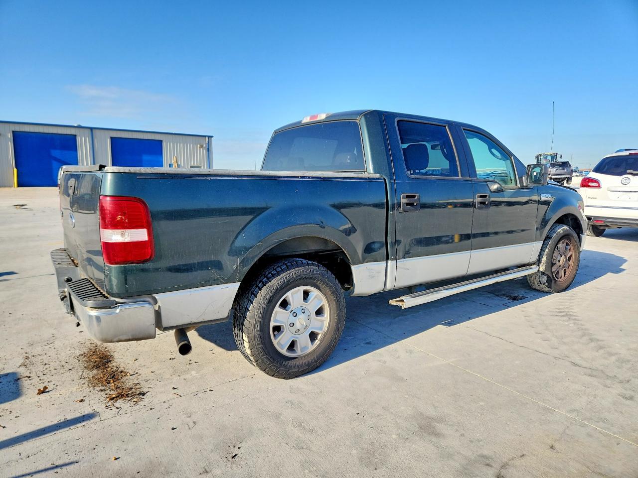 2005 Ford F150 Supercrew Зеленый vin: 1FTRW12W15FA22784