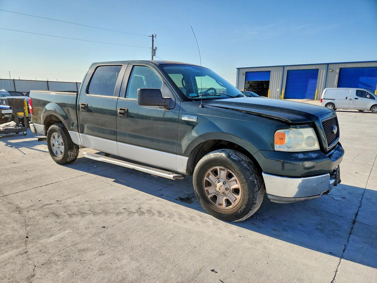 2005 Ford F150 Supercrew Зеленый vin: 1FTRW12W15FA22784