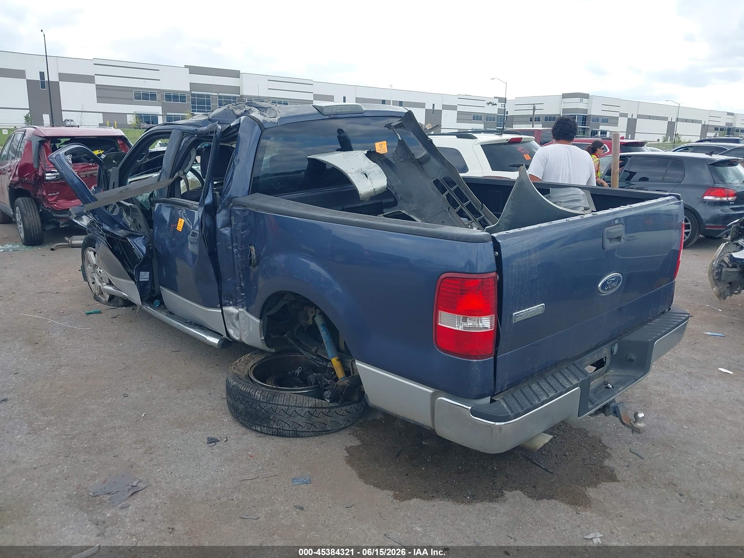 2005 Ford F-150 Xlt Синий vin: 1FTRW12W15KF05635
