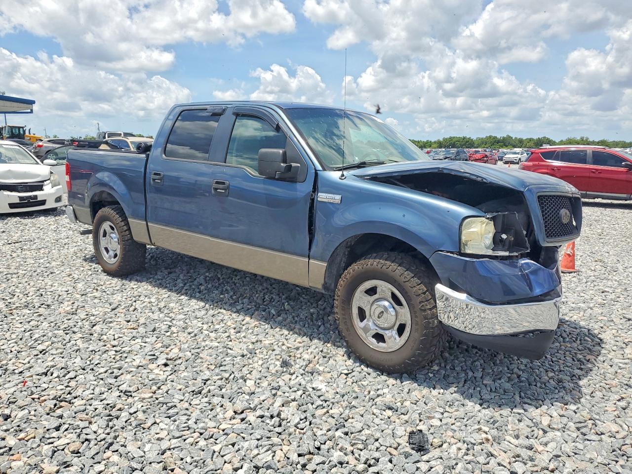2006 Ford F150 Supercrew Синий vin: 1FTRW12W16FA33091