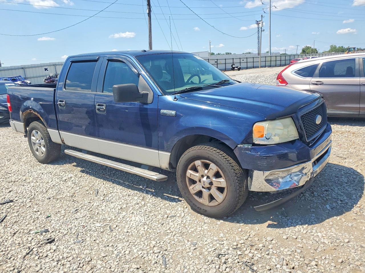 2006 Ford F150 Supercrew Blue vin: 1FTRW12W16FA72151