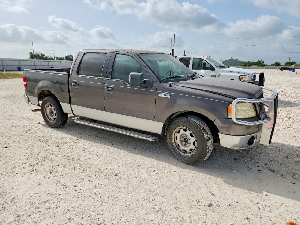 2006 Ford F150 Supercrew Gray vin: 1FTRW12W16KB44456