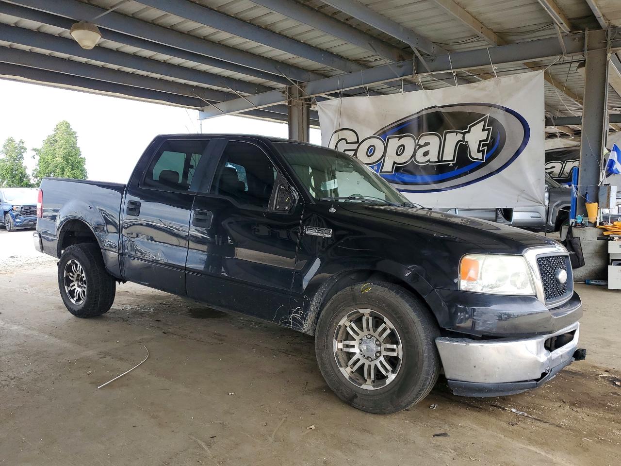 2007 Ford F150 Supercrew Black vin: 1FTRW12W17FB82540