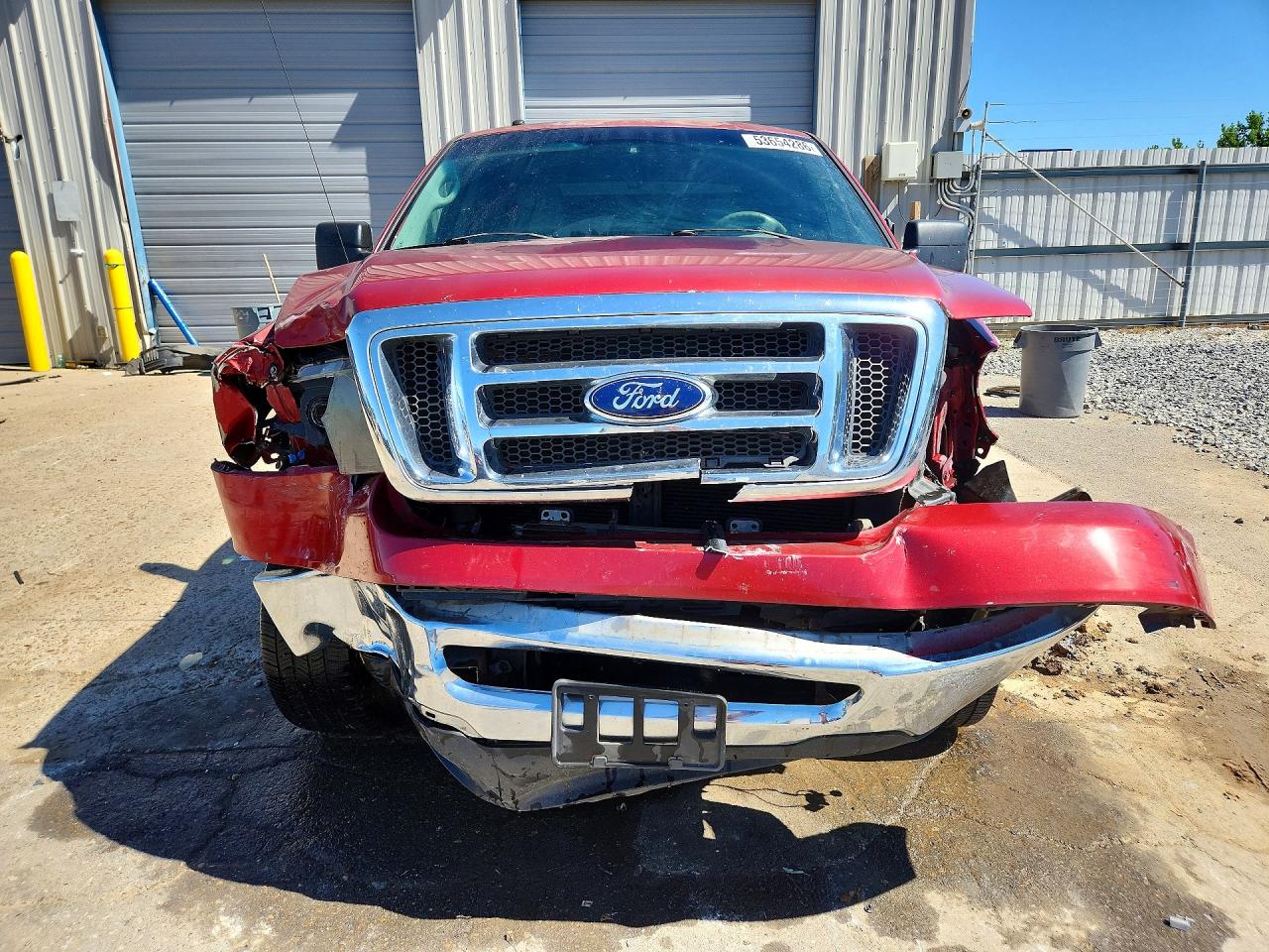 2007 Ford F150 Supercrew Burgundy vin: 1FTRW12W17KC64341