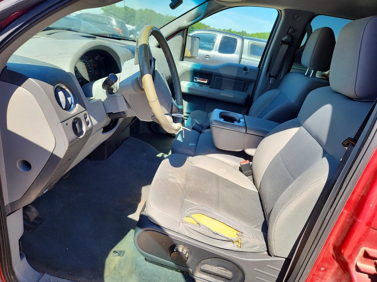 2007 Ford F150 Supercrew Burgundy vin: 1FTRW12W17KC64341