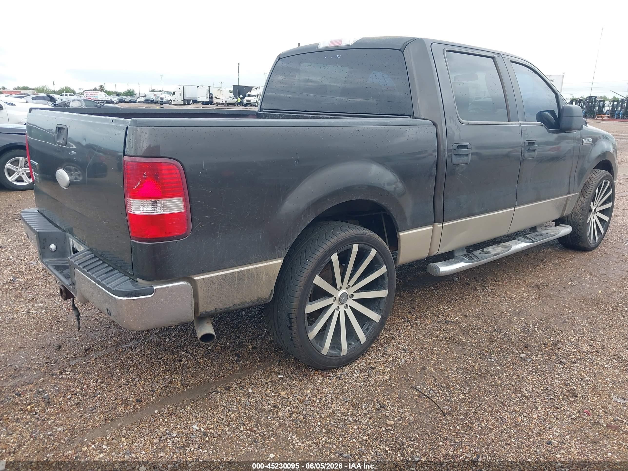 2007 Ford F-150 Xlt Black vin: 1FTRW12W17KC70401