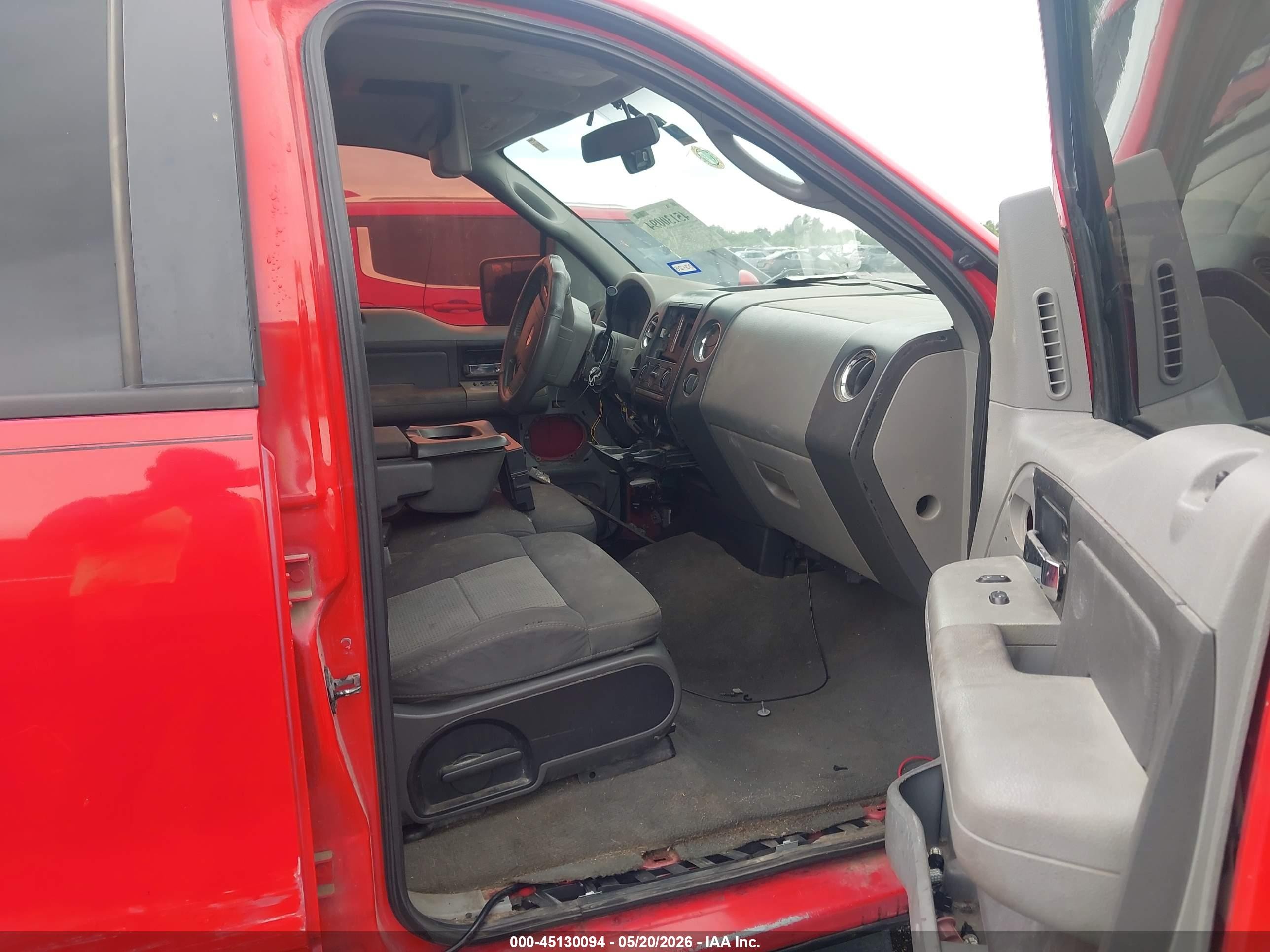 2007 Ford F-150 Xlt Красный vin: 1FTRW12W17KC95685