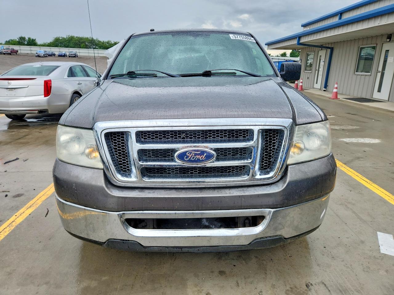 2008 Ford F150 Supercrew Gray vin: 1FTRW12W18FA42652