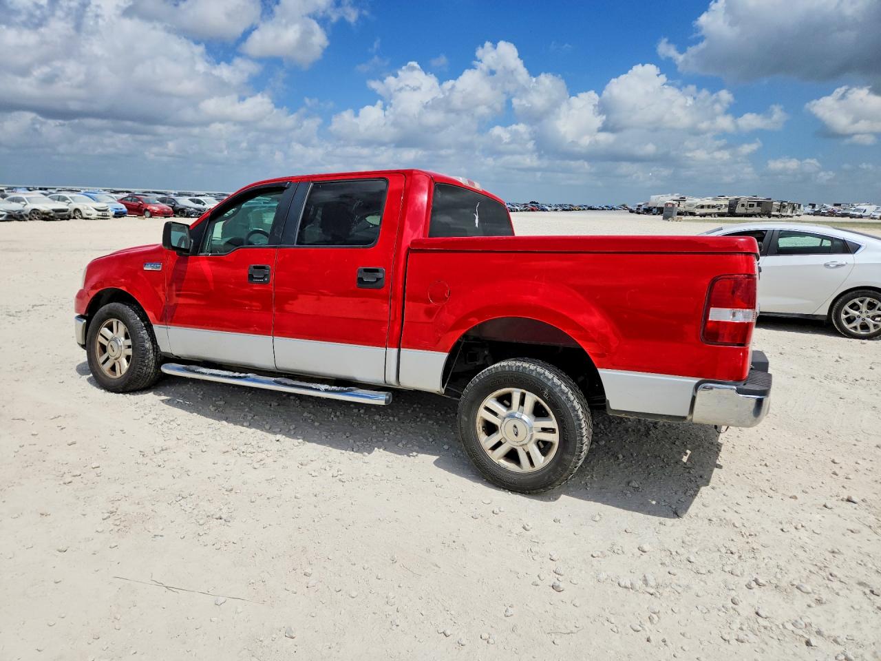 2008 Ford F150 Supercrew Red vin: 1FTRW12W18FB28625