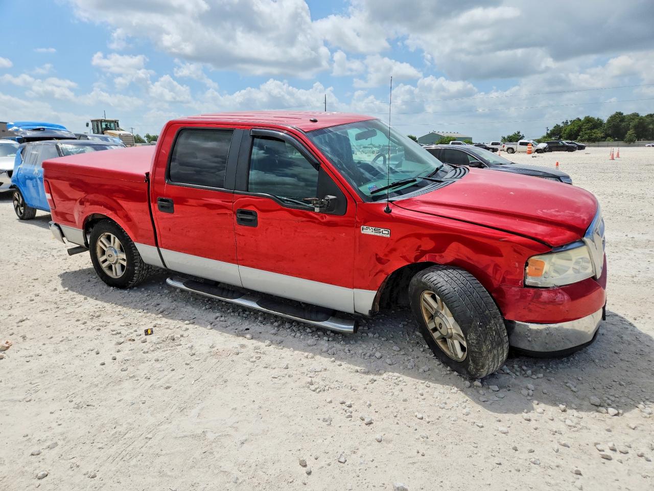 2008 Ford F150 Supercrew Red vin: 1FTRW12W18FB28625