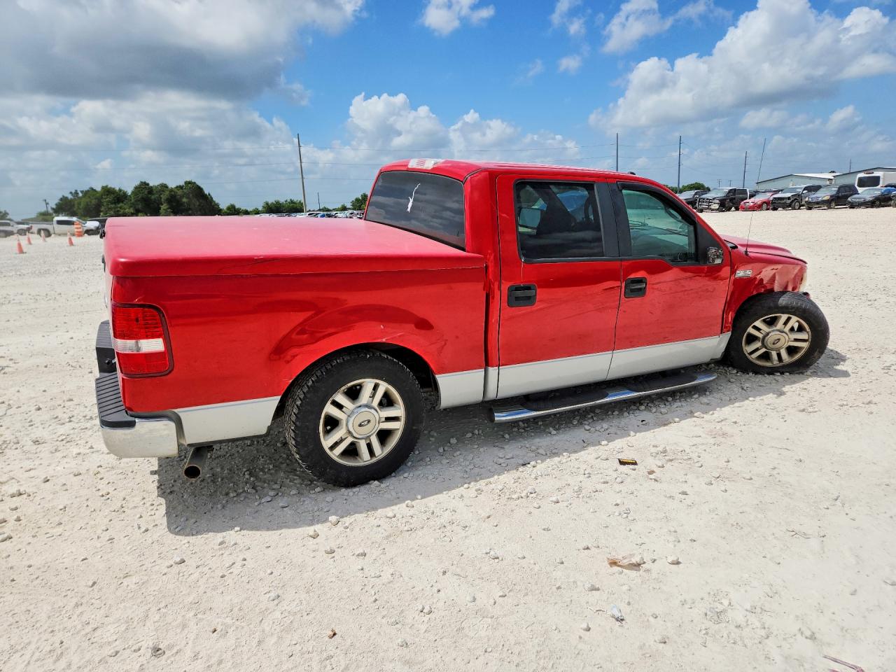 2008 Ford F150 Supercrew Red vin: 1FTRW12W18FB28625
