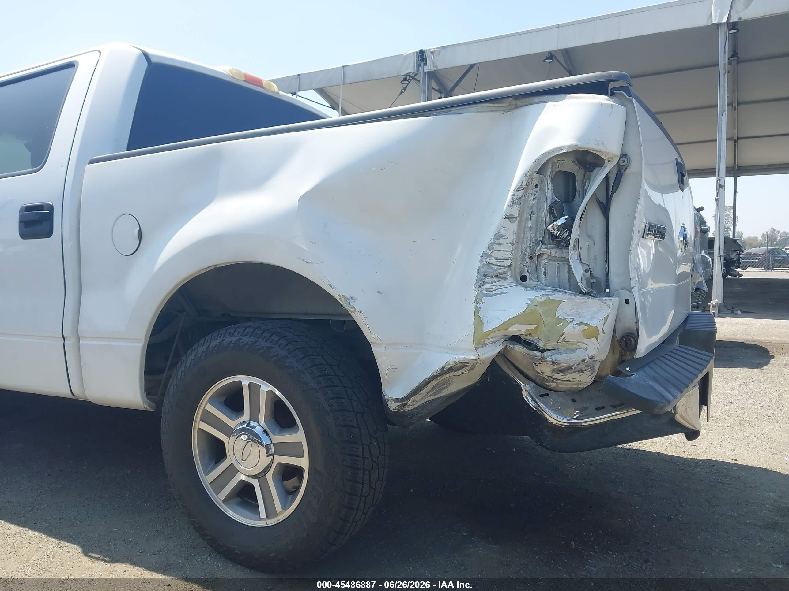2008 Ford F-150 Xlt White vin: 1FTRW12W18FB86735