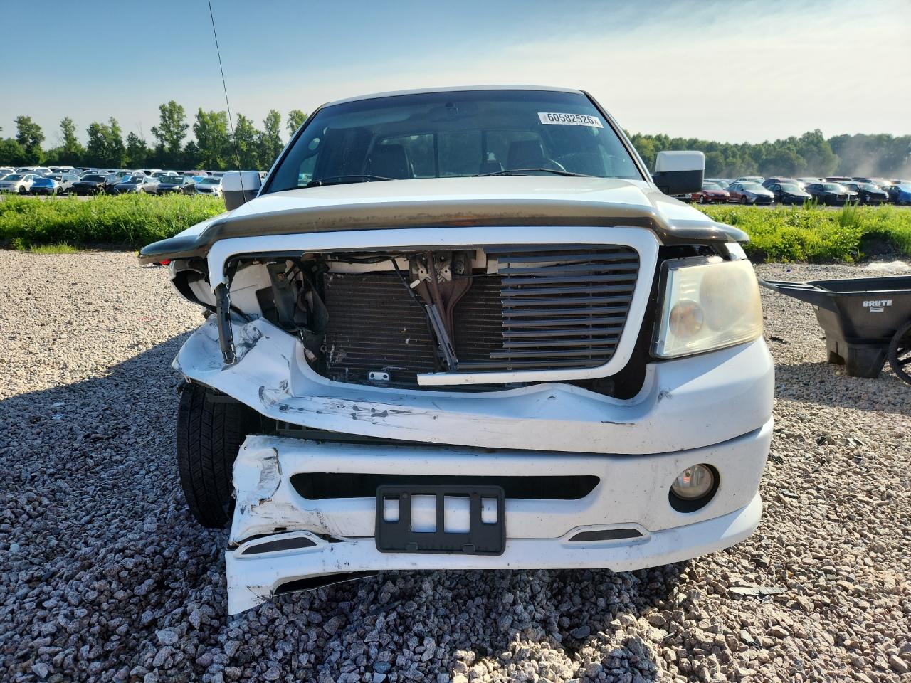 2008 Ford F150 Supercrew White vin: 1FTRW12W18KD17749