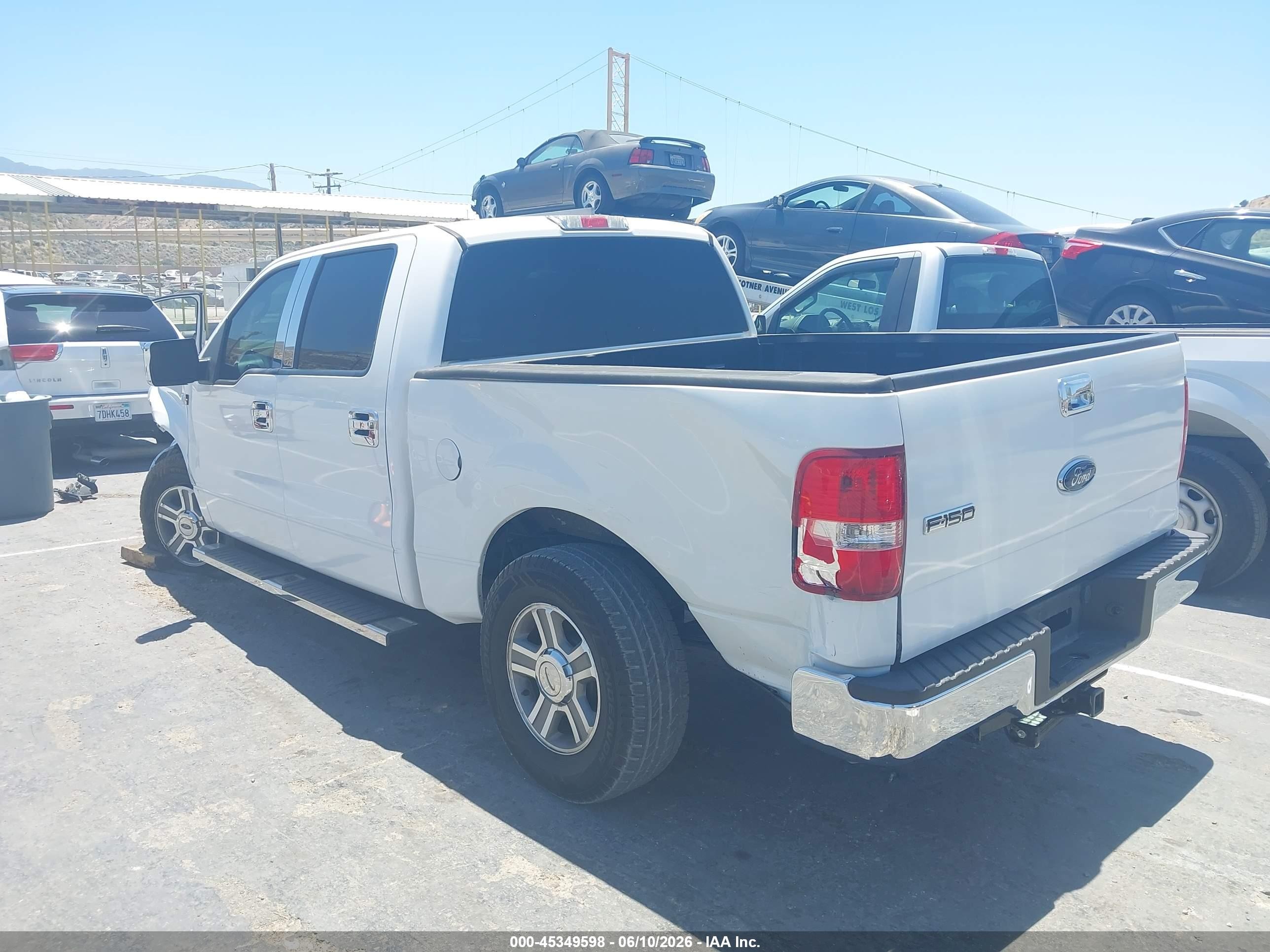 2008 Ford F-150 60th Anniversary/fx2/xl/xlt White vin: 1FTRW12W18KF00469
