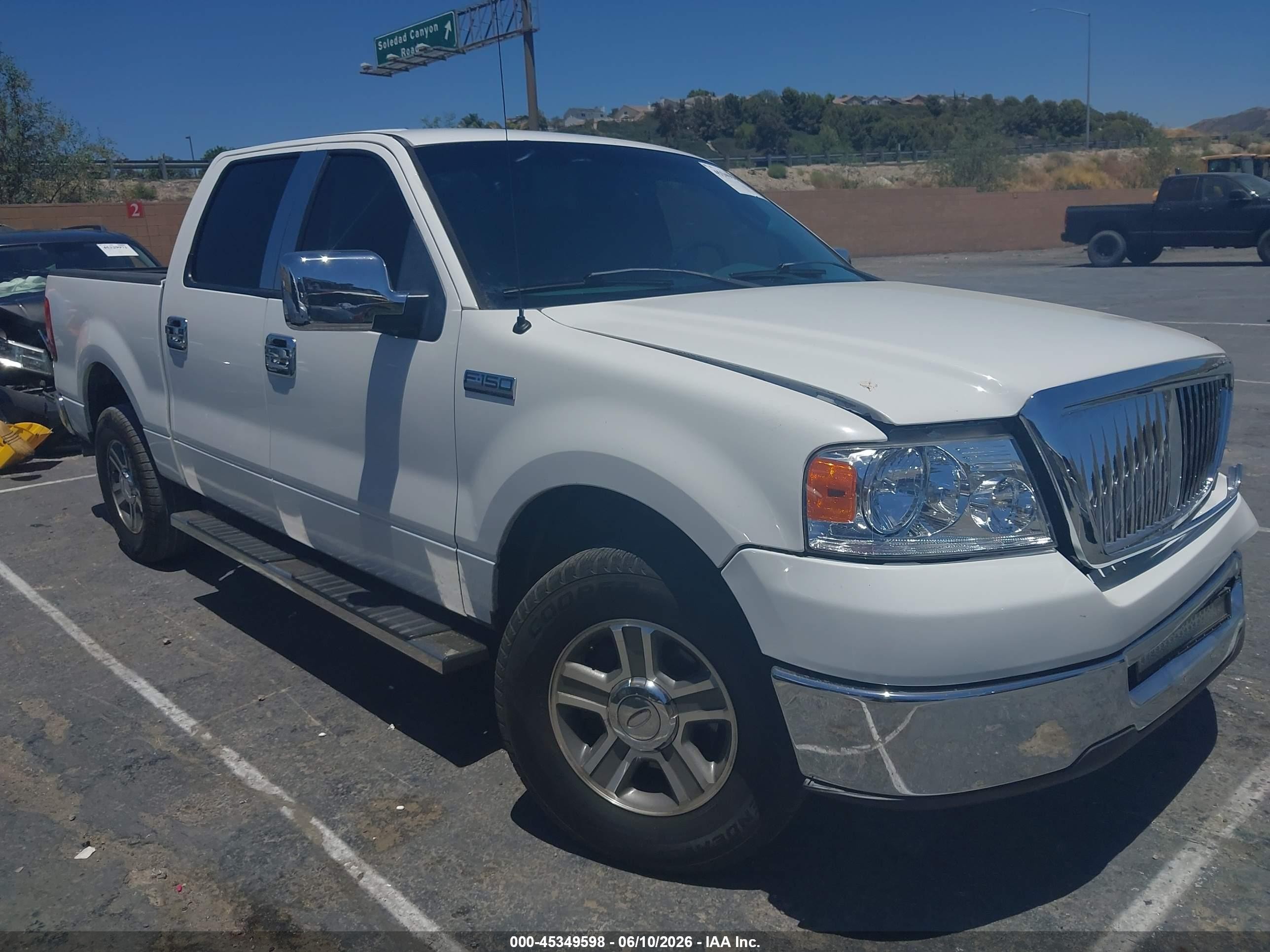 2008 Ford F-150 60th Anniversary/fx2/xl/xlt White vin: 1FTRW12W18KF00469