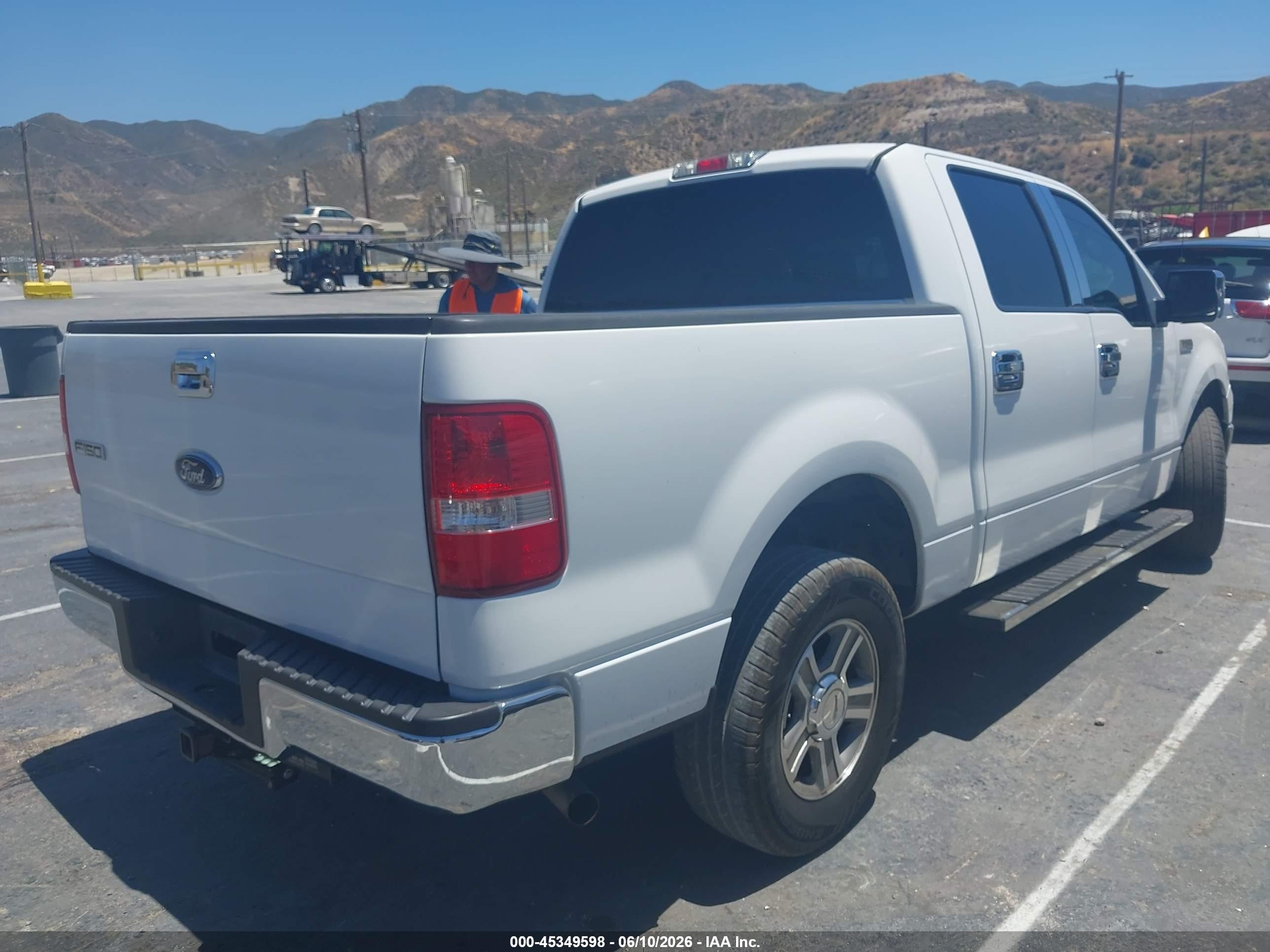 2008 Ford F-150 60th Anniversary/fx2/xl/xlt White vin: 1FTRW12W18KF00469