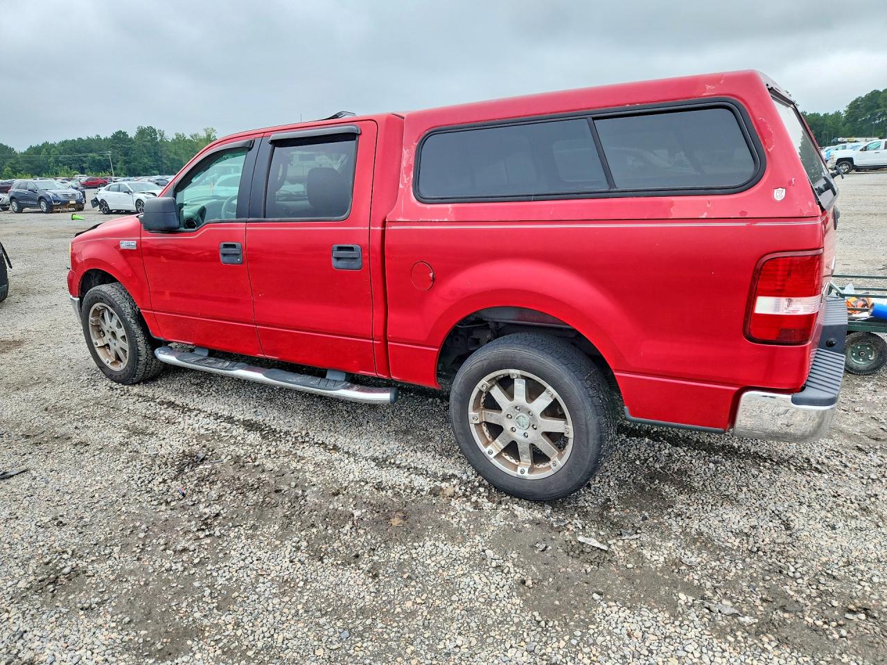 2004 Ford F150 Supercrew Red vin: 1FTRW12W24FA13641