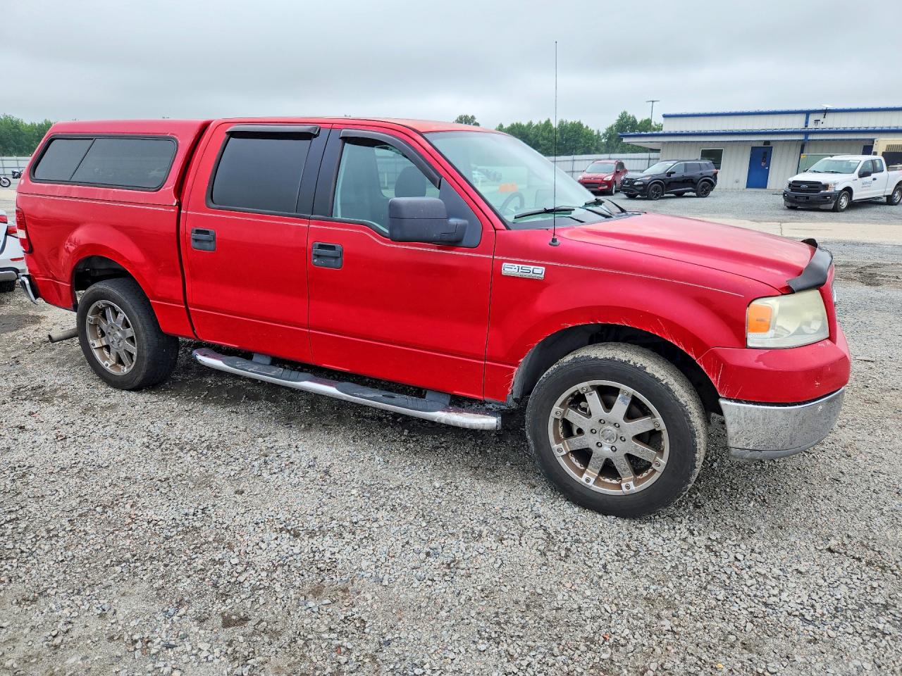 2004 Ford F150 Supercrew Red vin: 1FTRW12W24FA13641