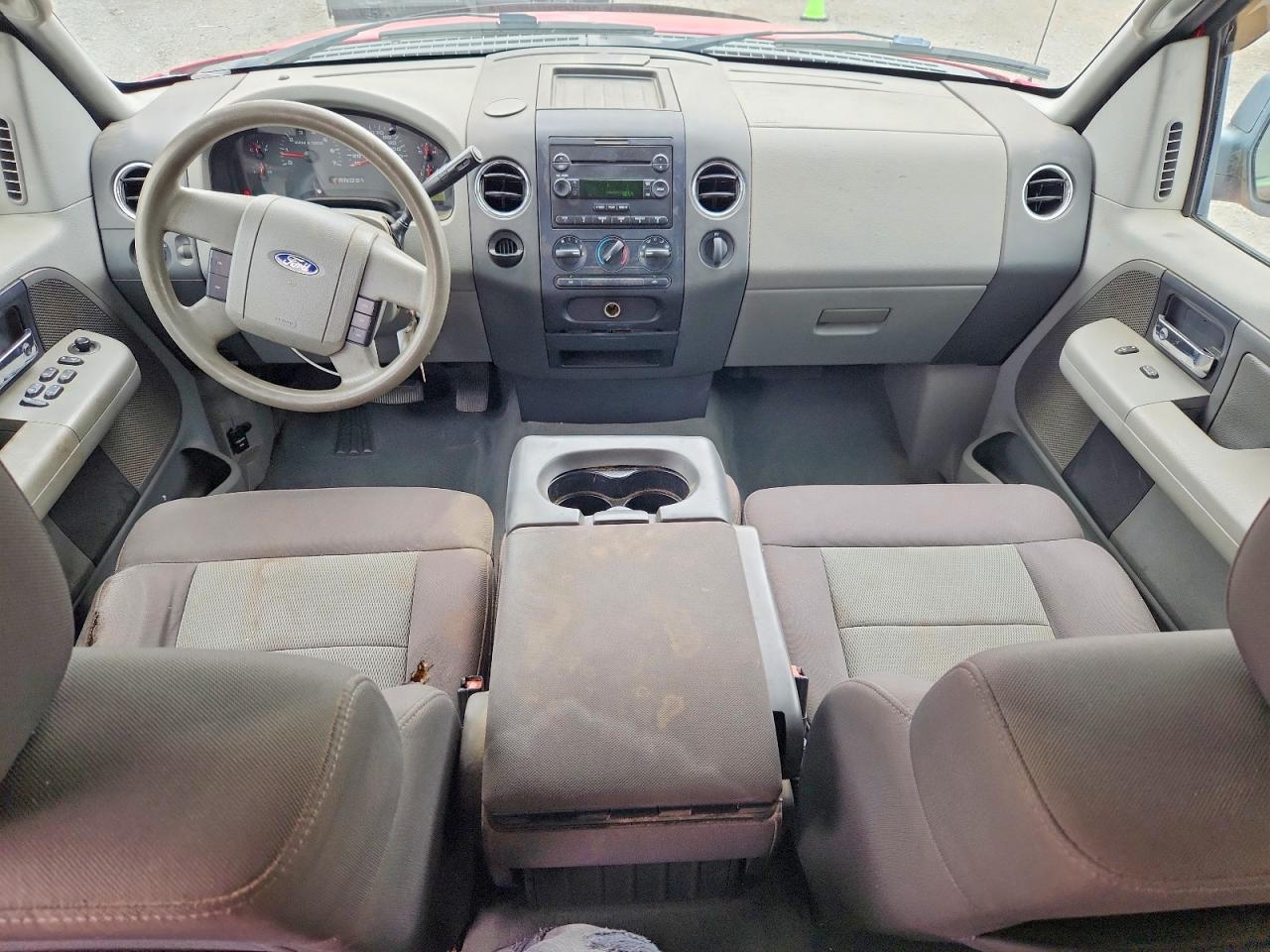 2004 Ford F150 Supercrew Red vin: 1FTRW12W24FA13641