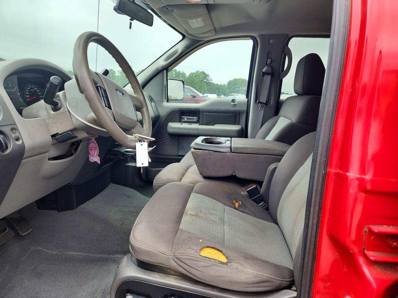 2004 Ford F150 Supercrew Red vin: 1FTRW12W24FA13641