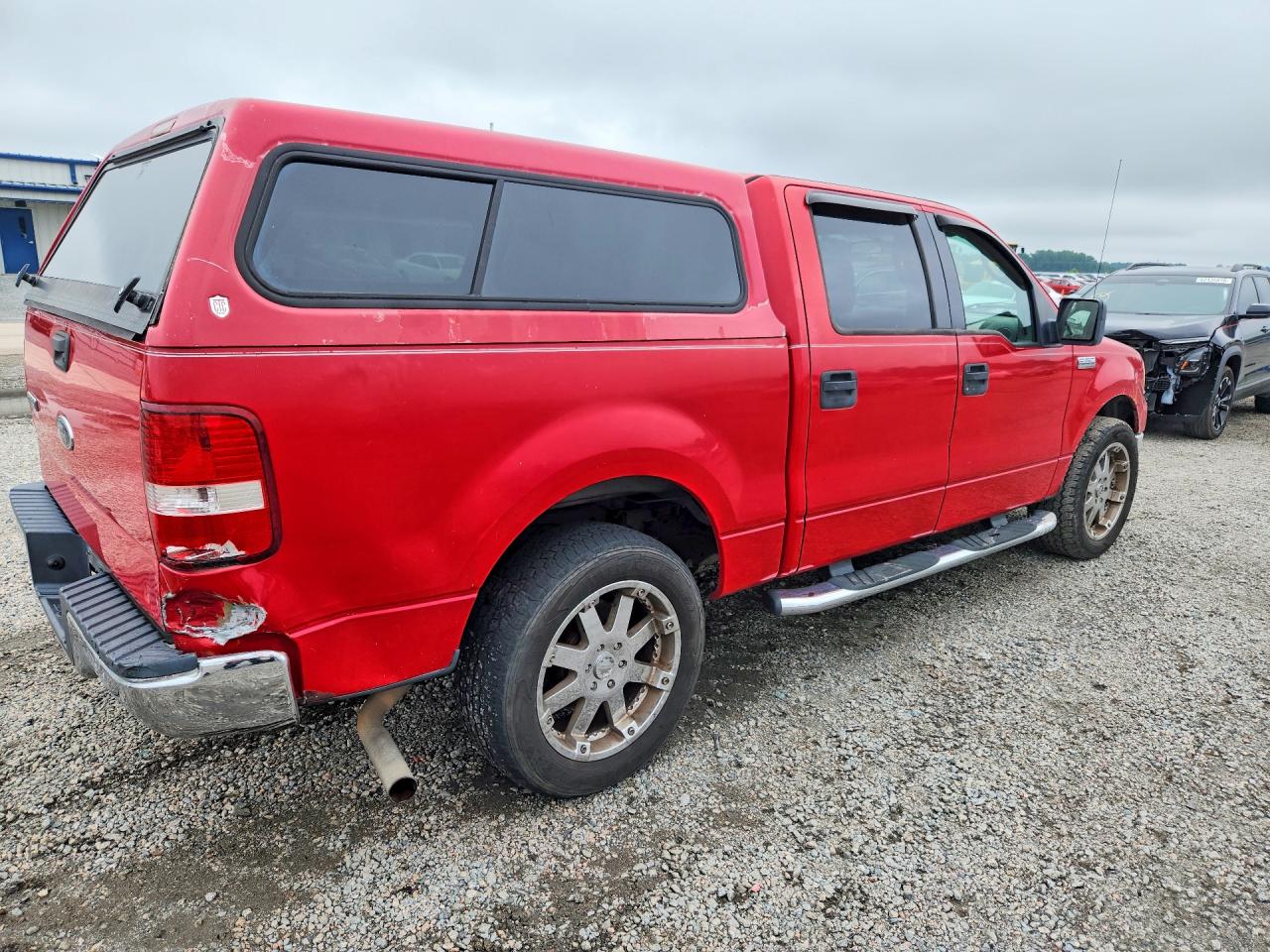 2004 Ford F150 Supercrew Red vin: 1FTRW12W24FA13641