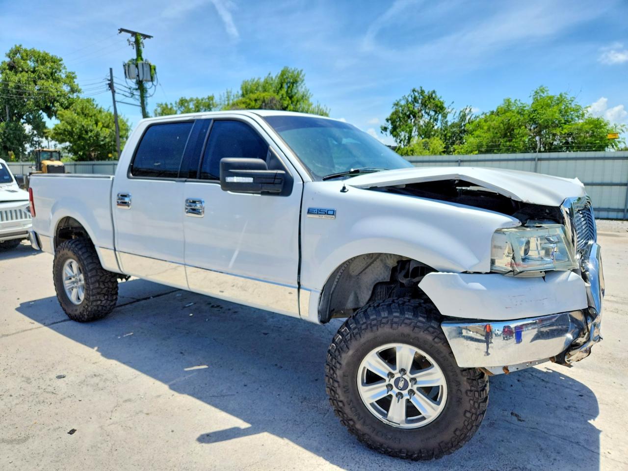 2004 Ford F150 White vin: 1FTRW12W24KB99964