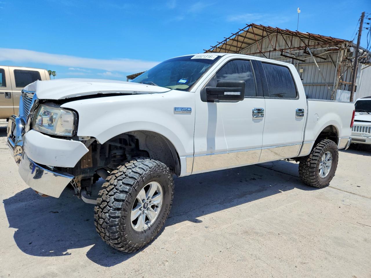2004 Ford F150 White vin: 1FTRW12W24KB99964