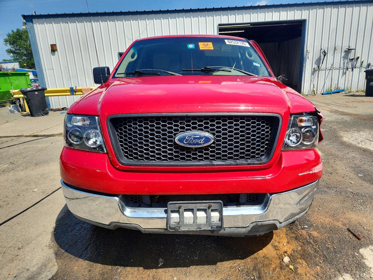 2004 Ford F150 Supercrew Red vin: 1FTRW12W24KC49584