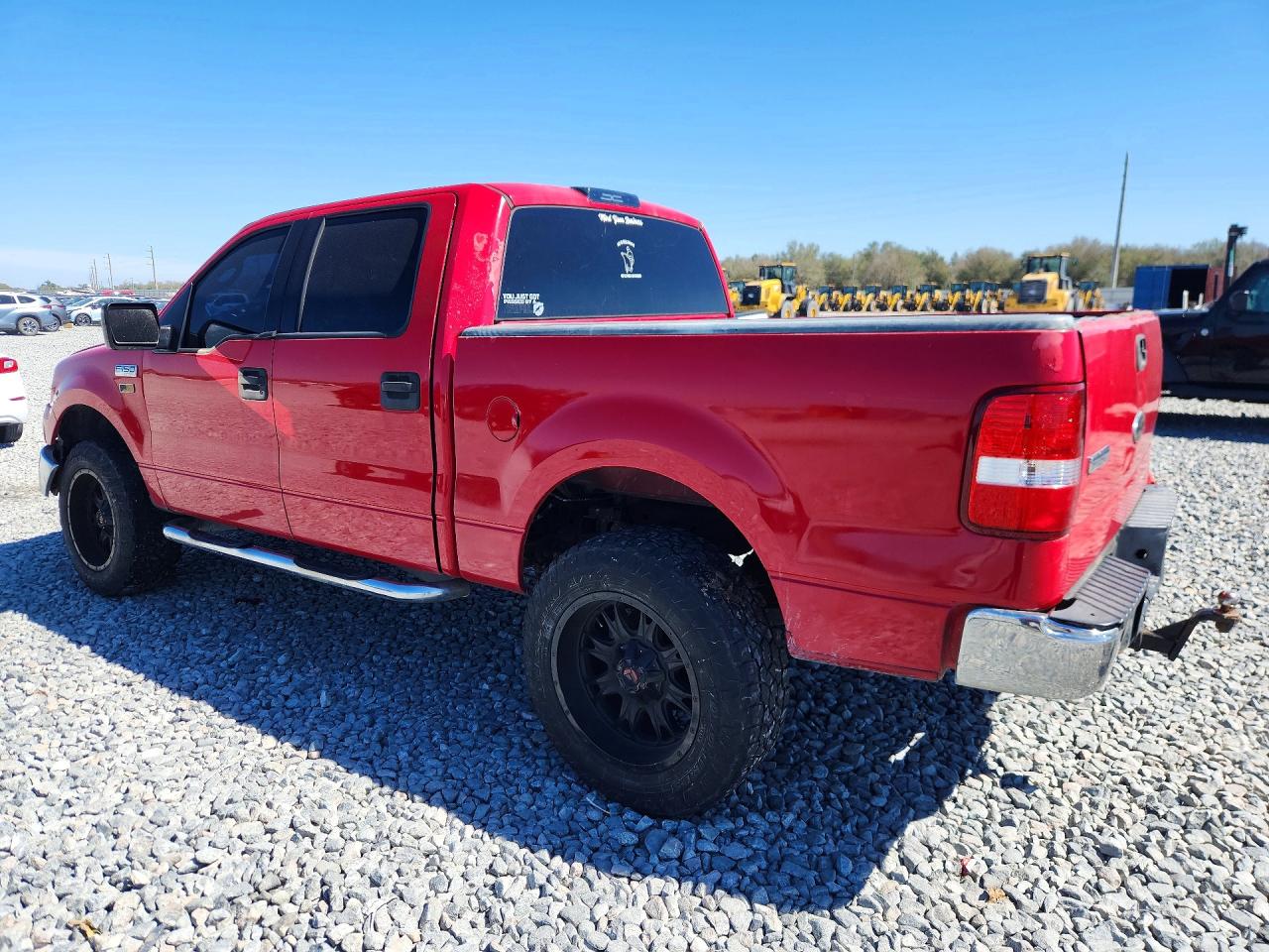 2004 Ford F150 Supercrew Red vin: 1FTRW12W24KC71102